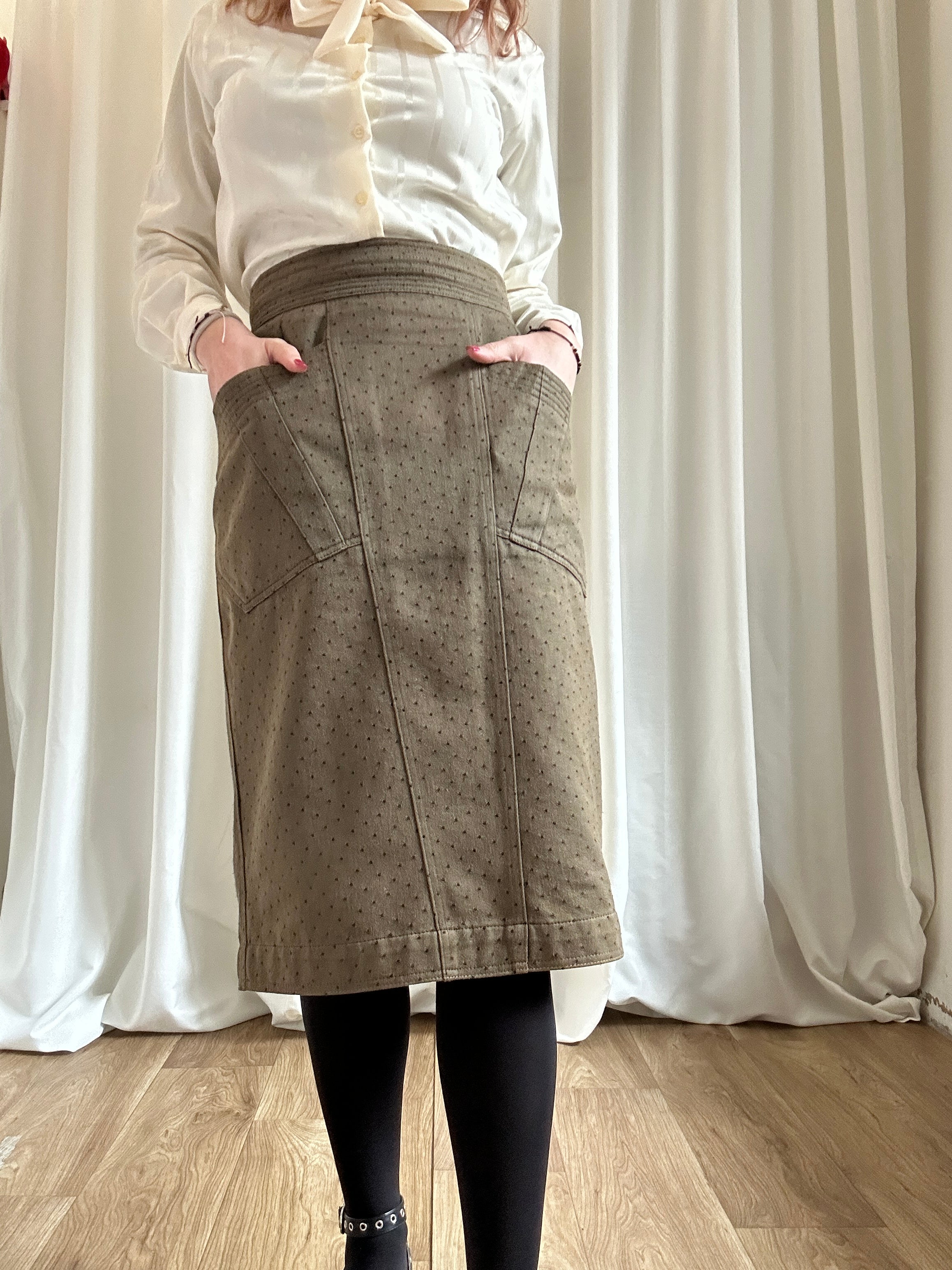 Fendi Pois Skirt