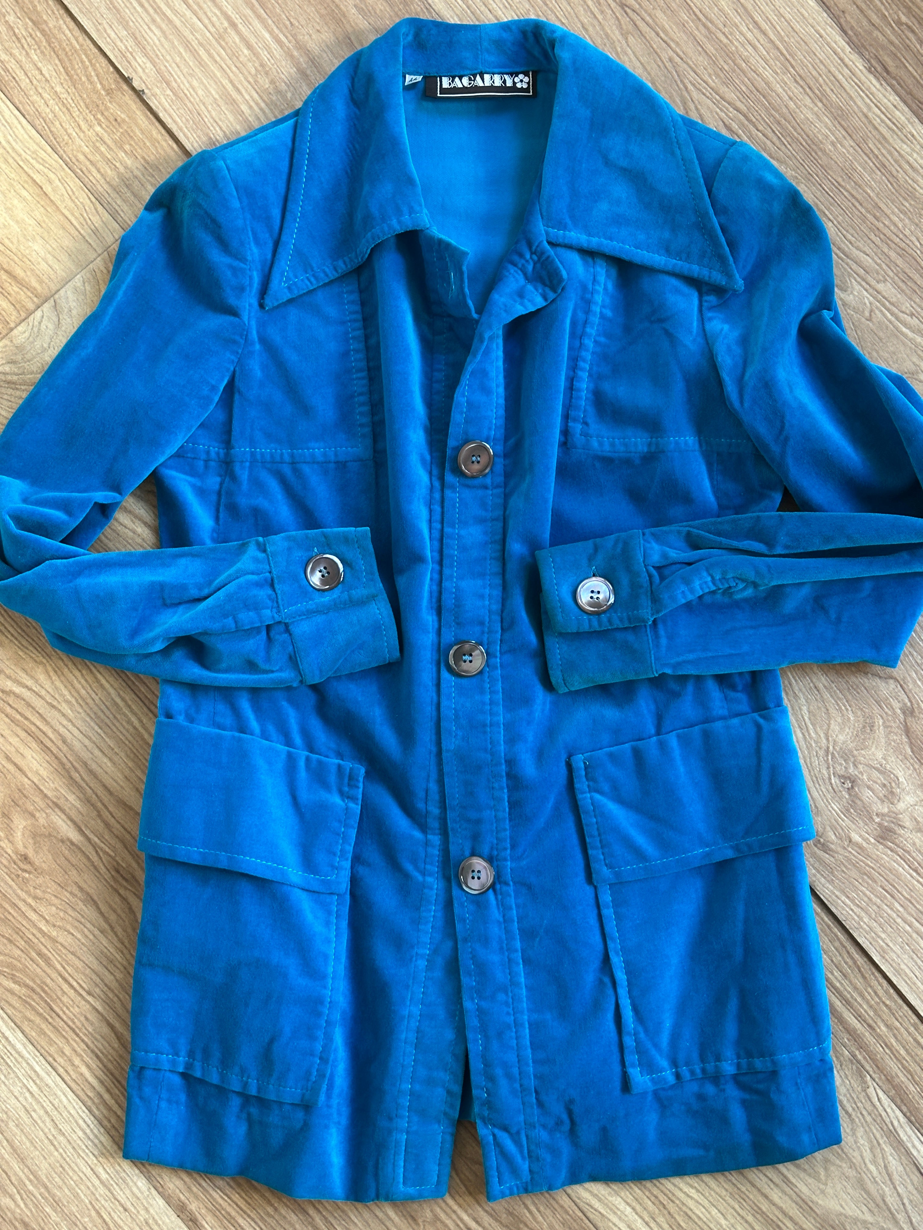 Turchese Velluto Blazer