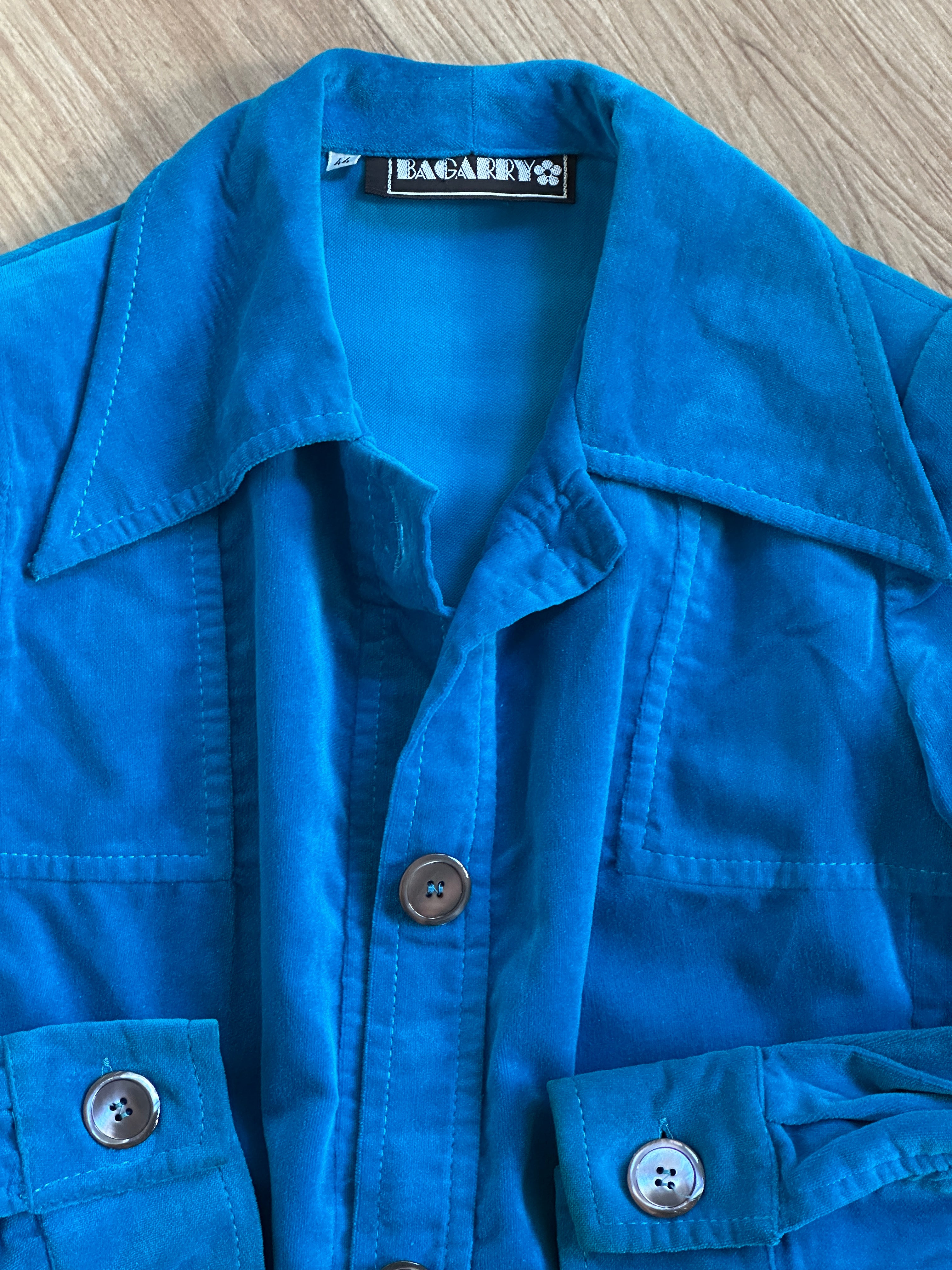 Turchese Velluto Blazer