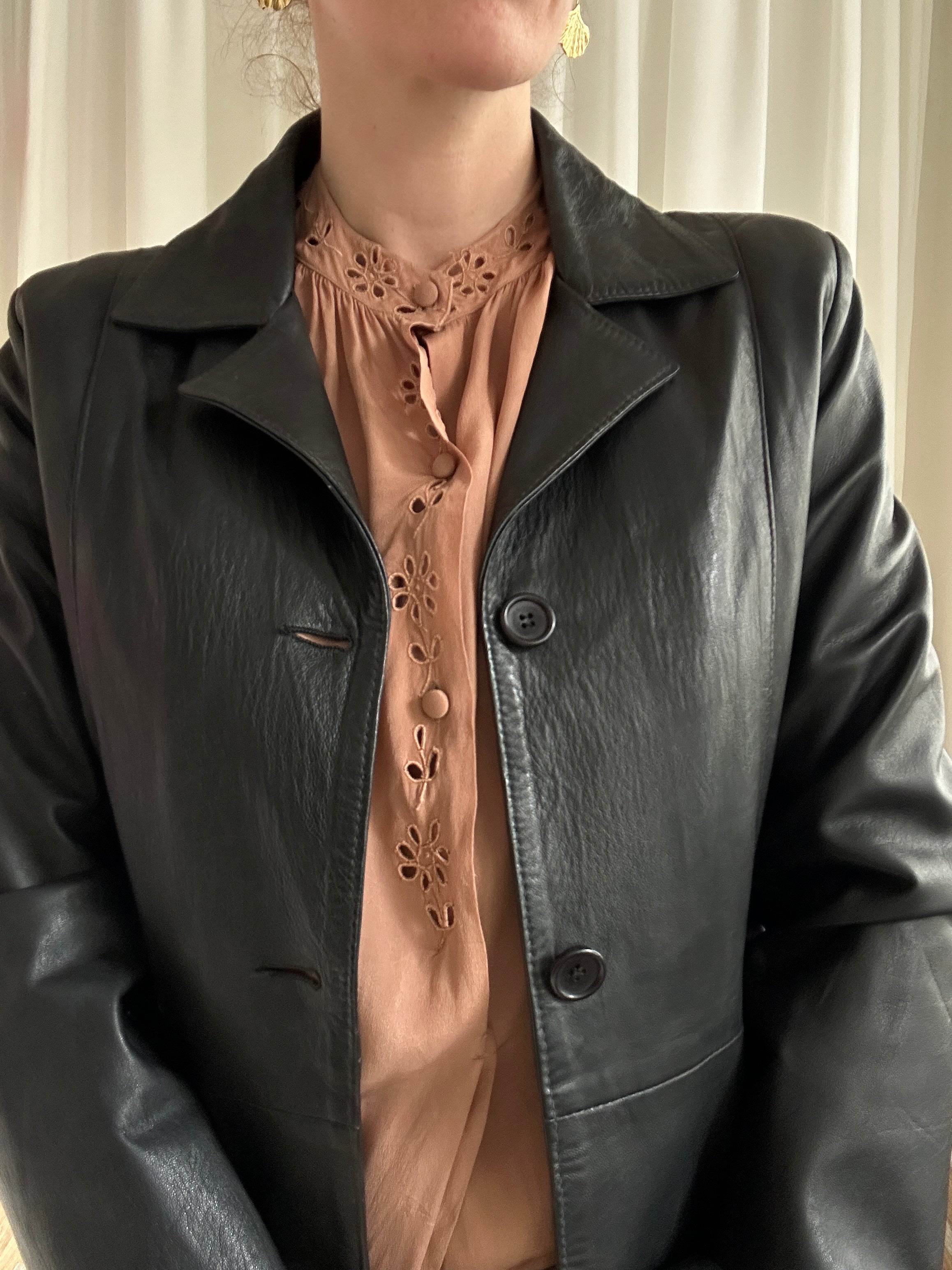 Society Leather Coat