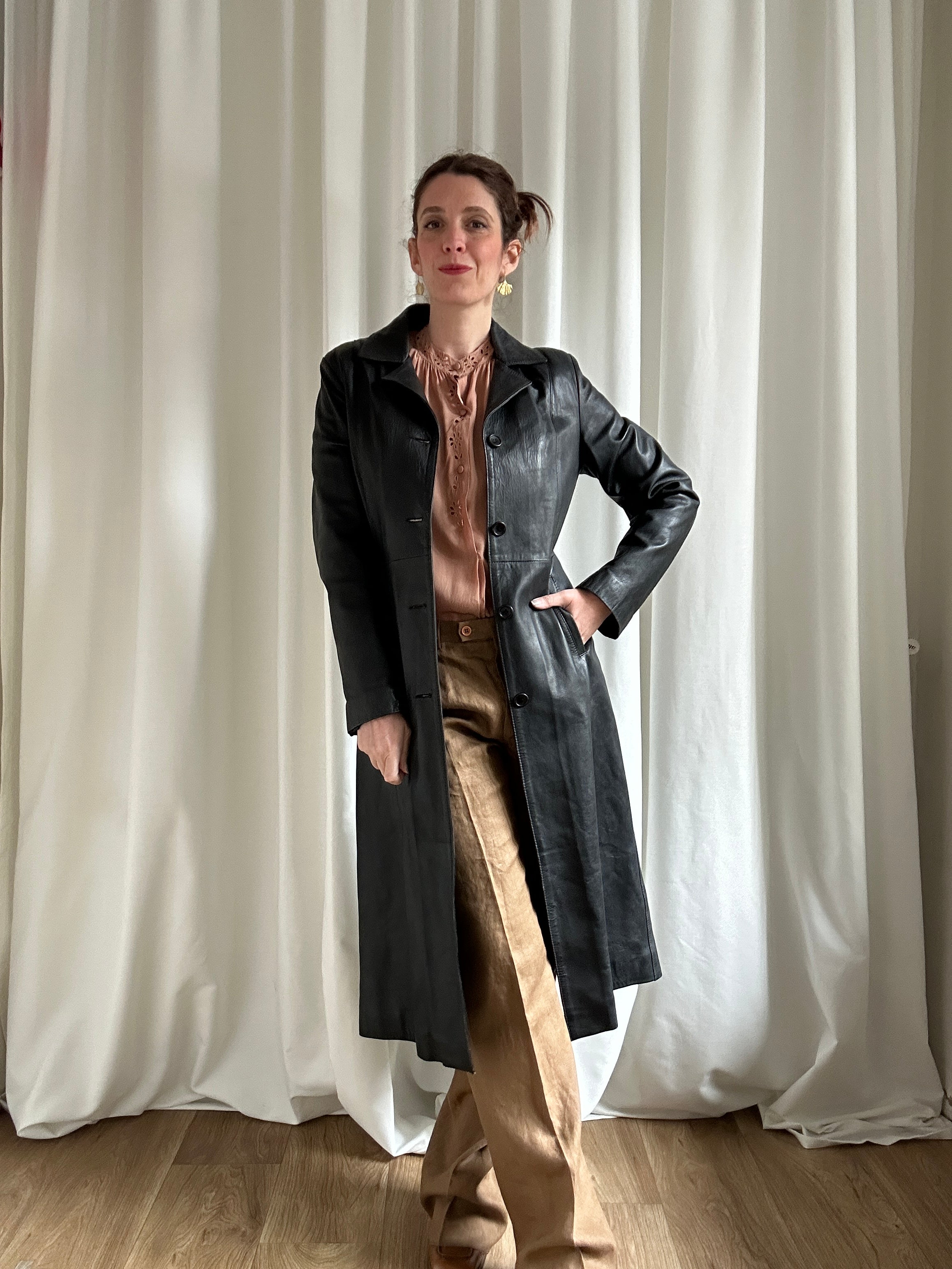 Society Leather Coat