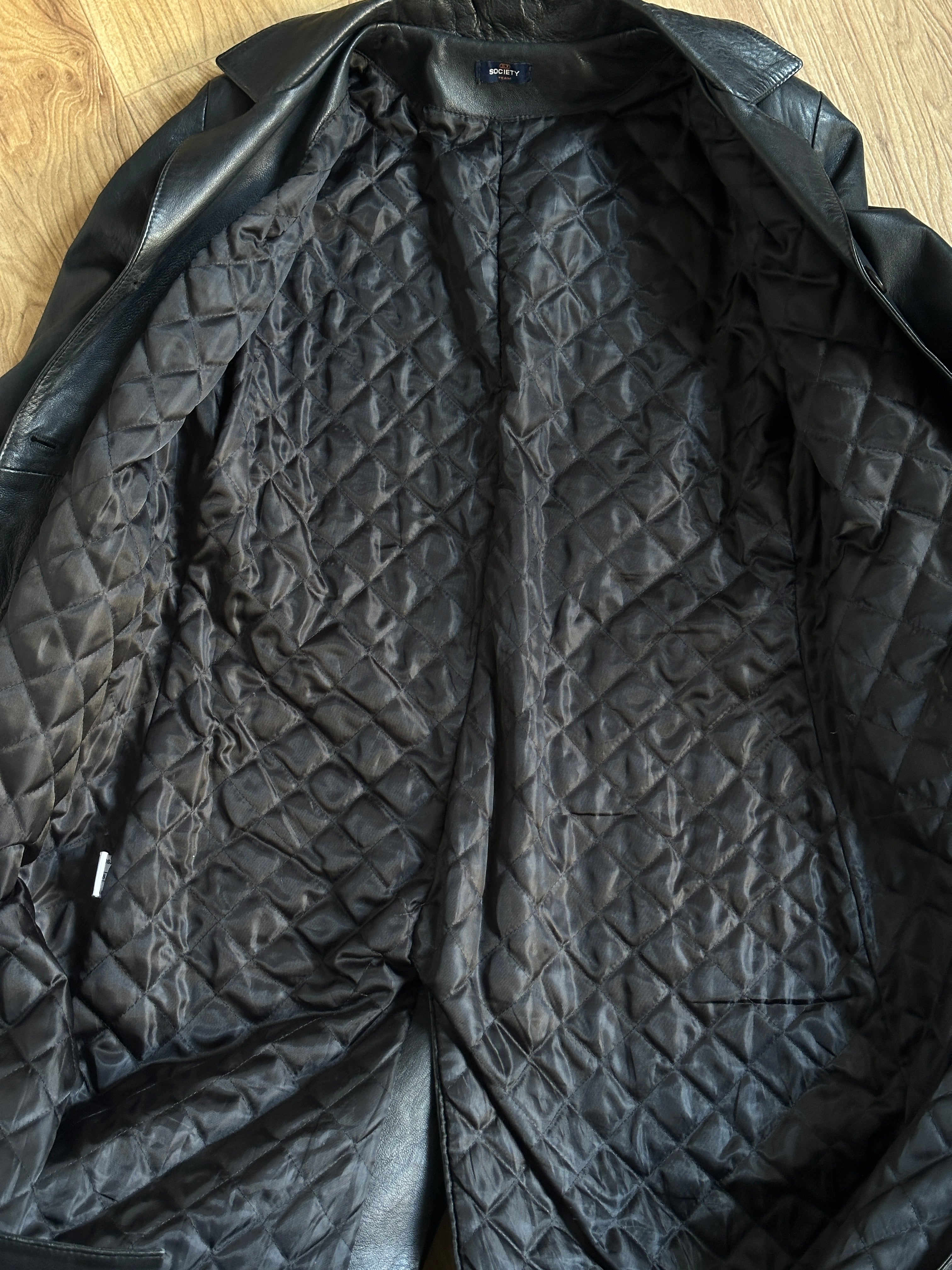 Society Leather Coat