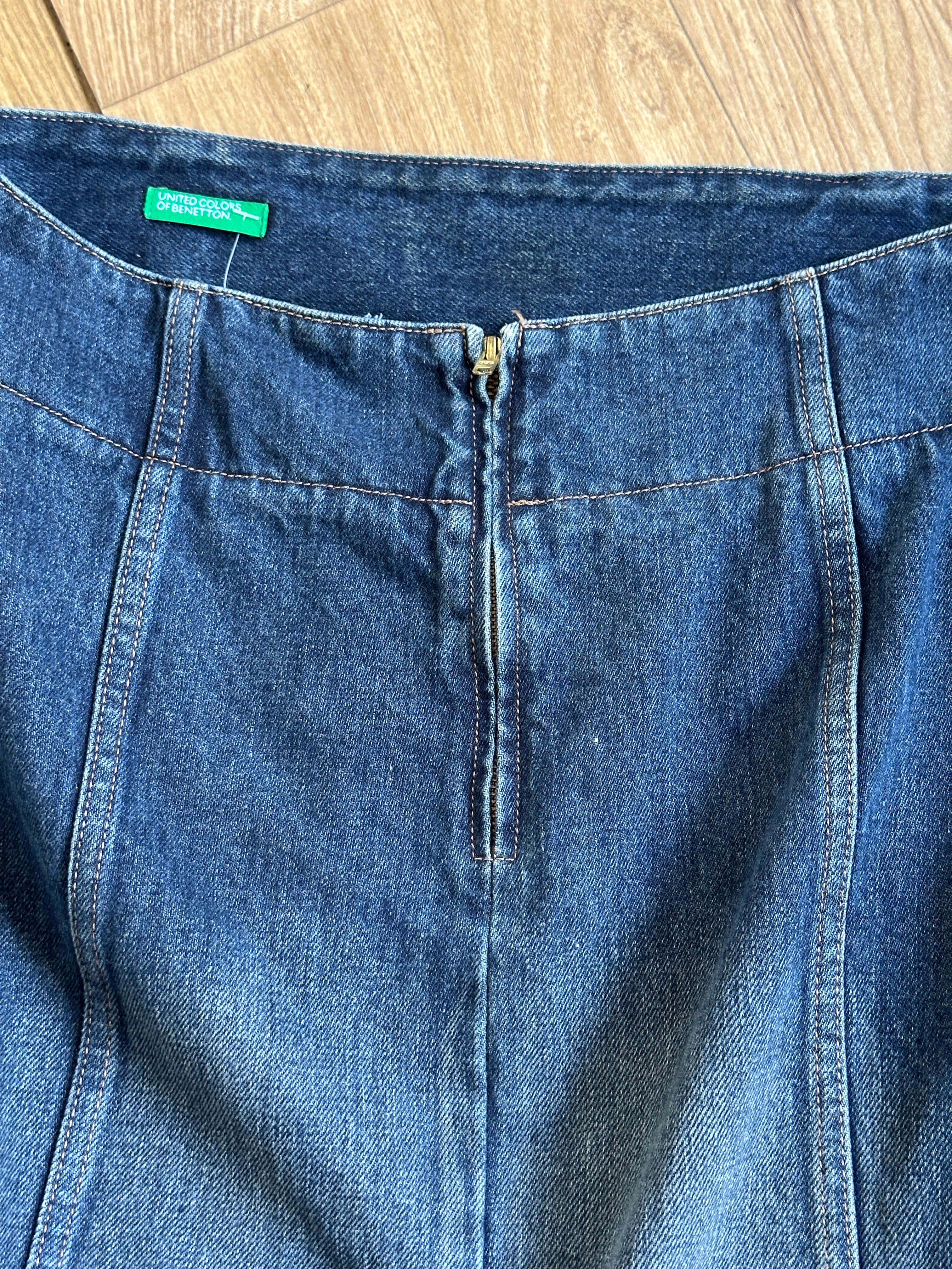 Benetton Jeans Skirt