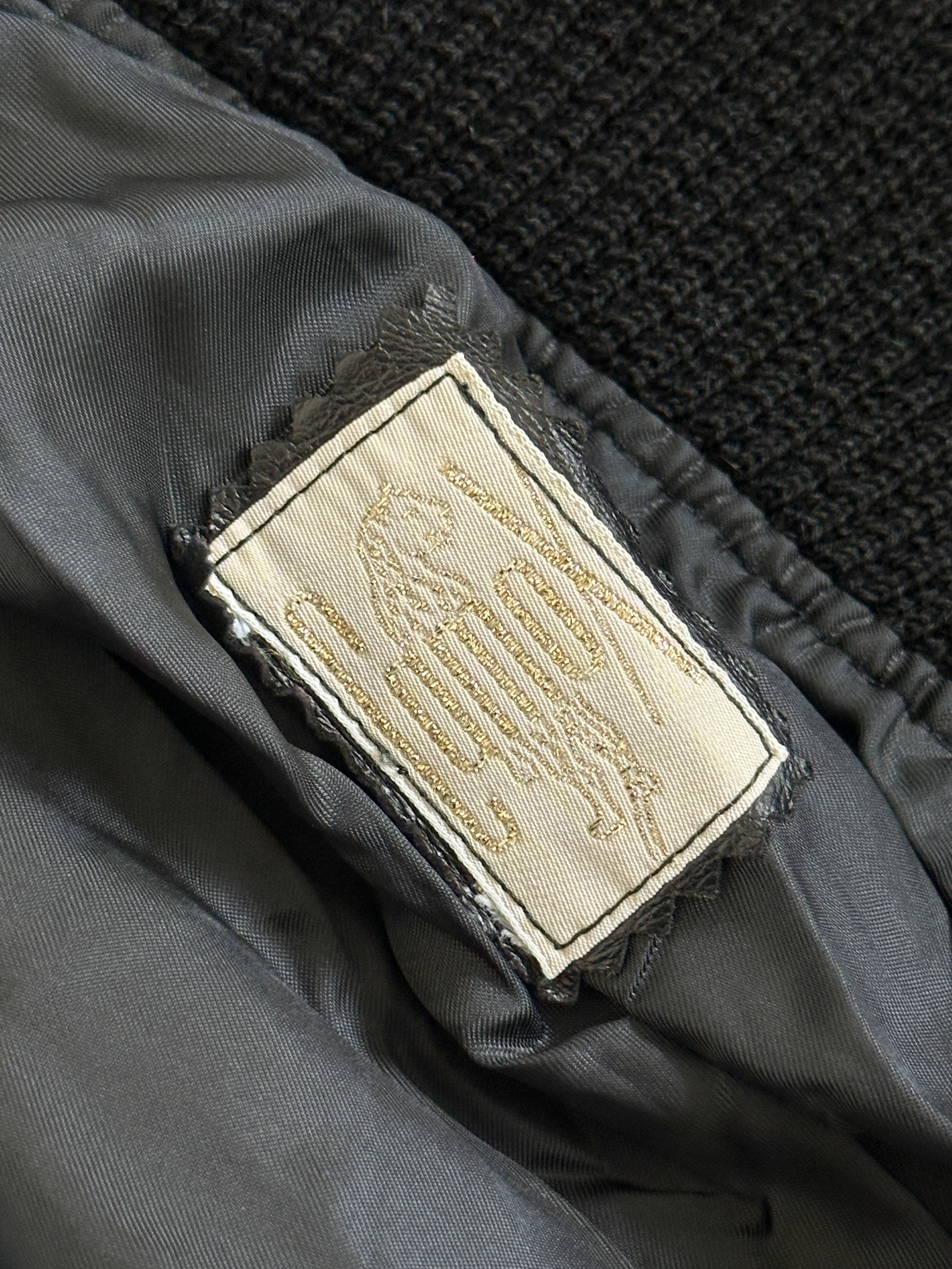 Cardigan Leather Jacket