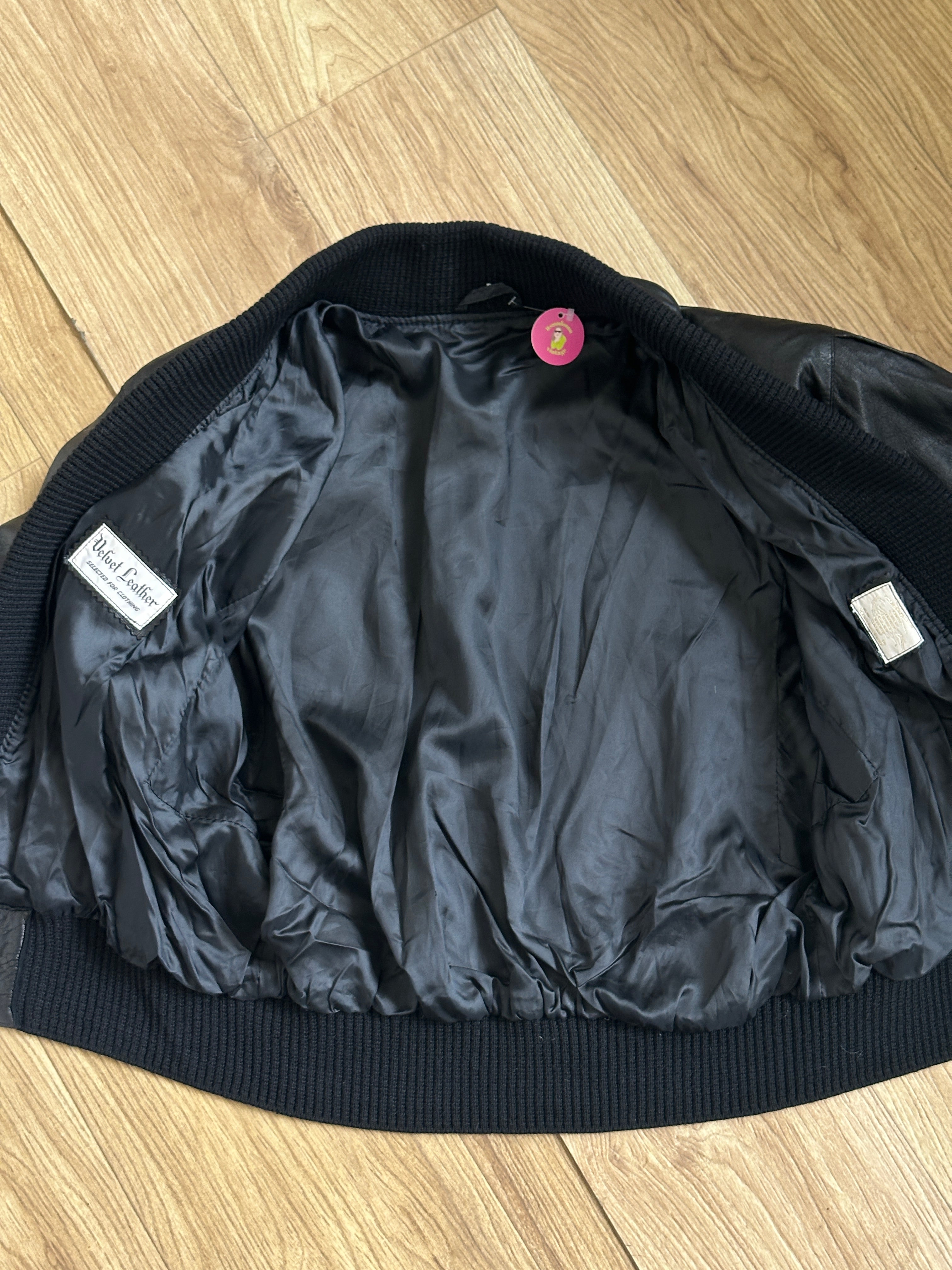 Cardigan Leather Jacket