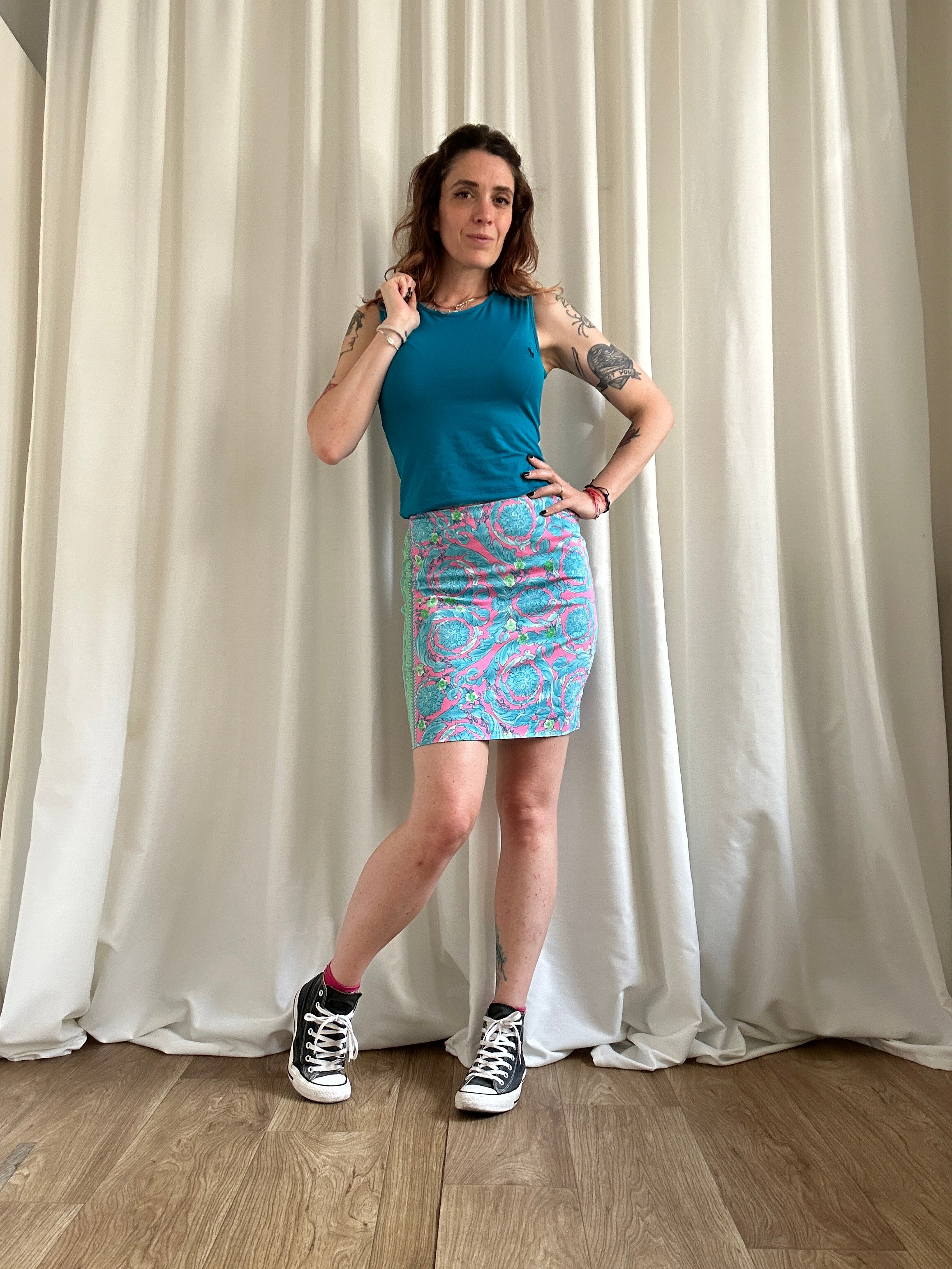 Versace Paint Skirt