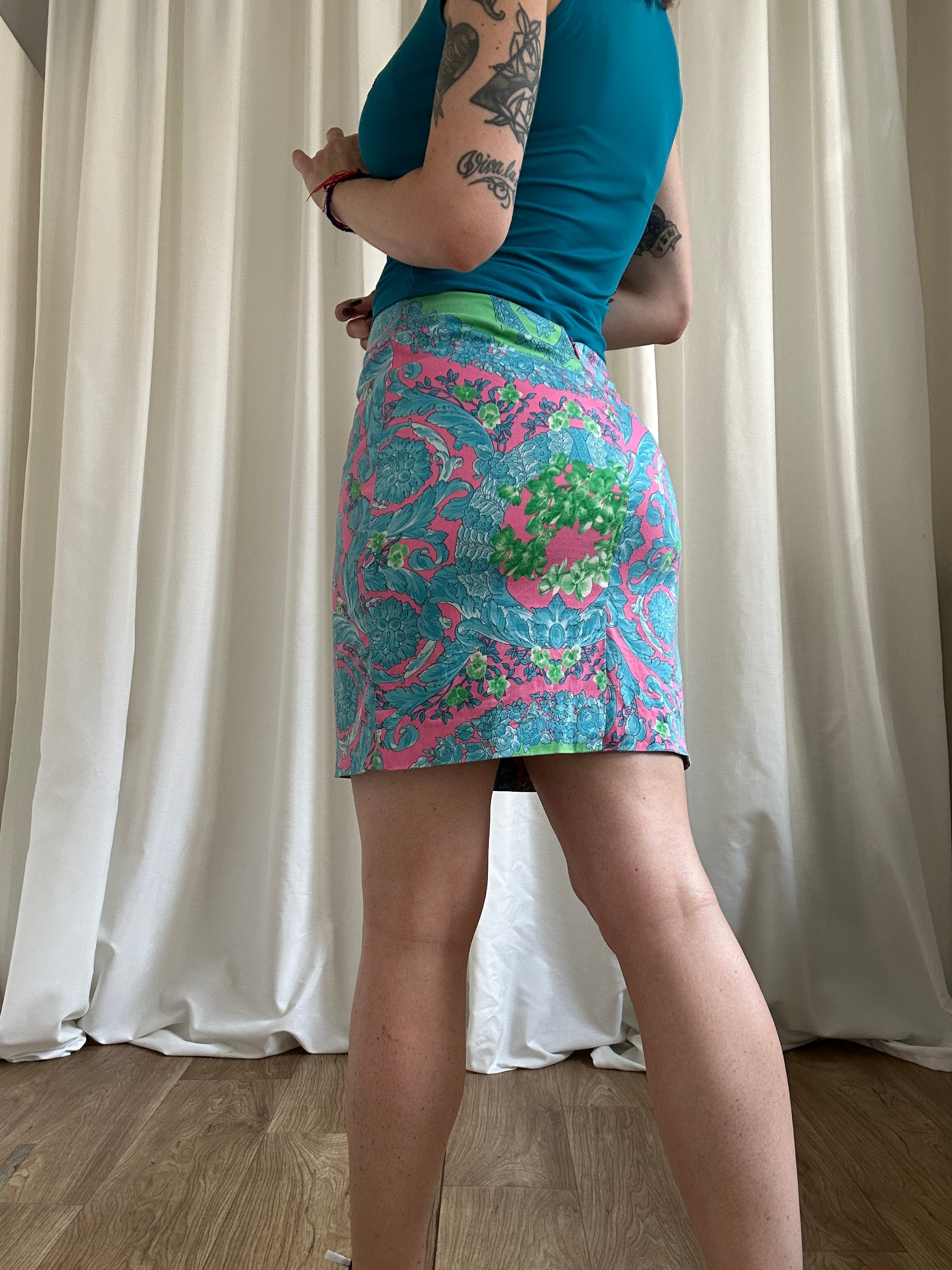 Versace Paint Skirt