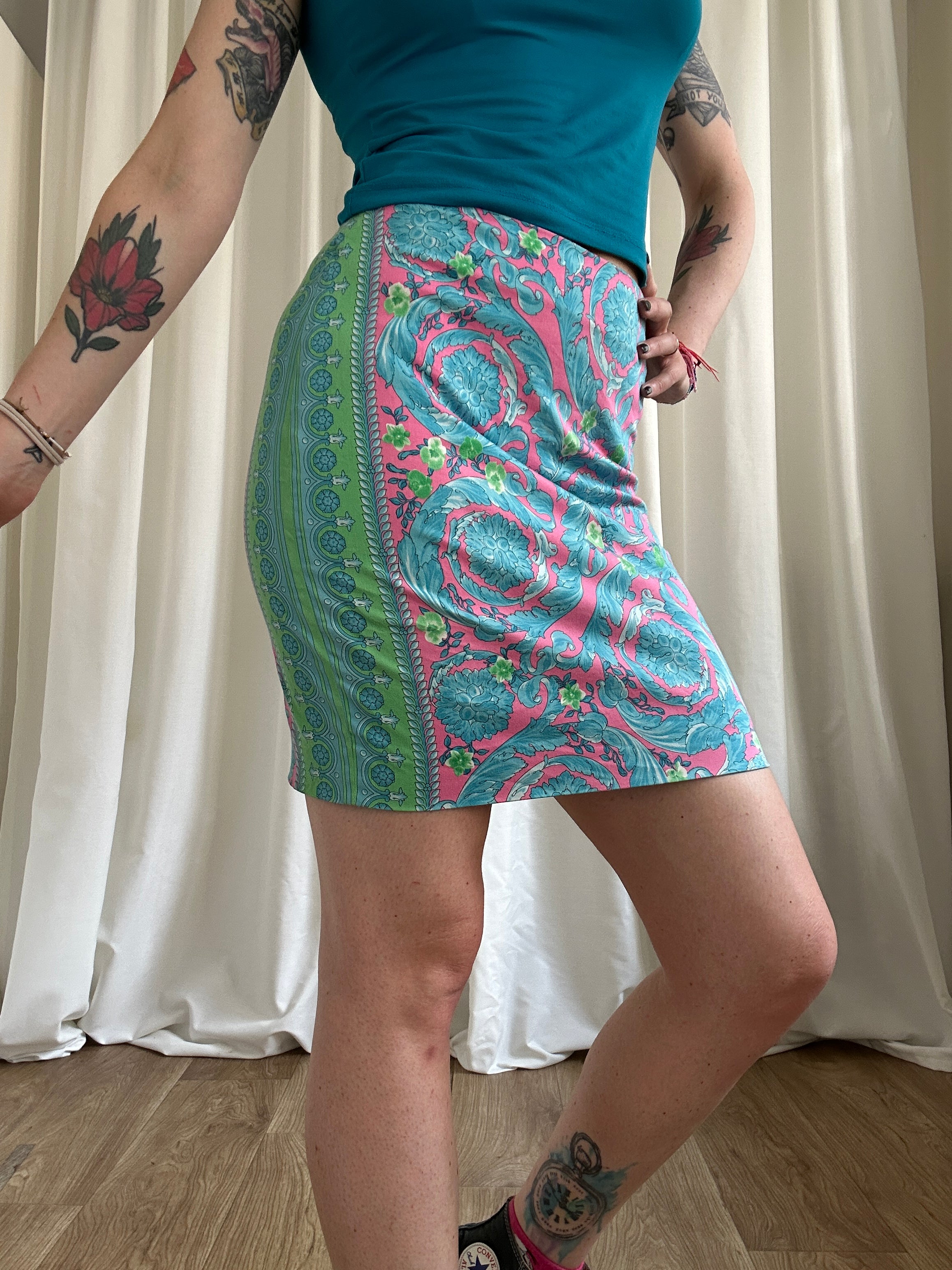 Versace Paint Skirt