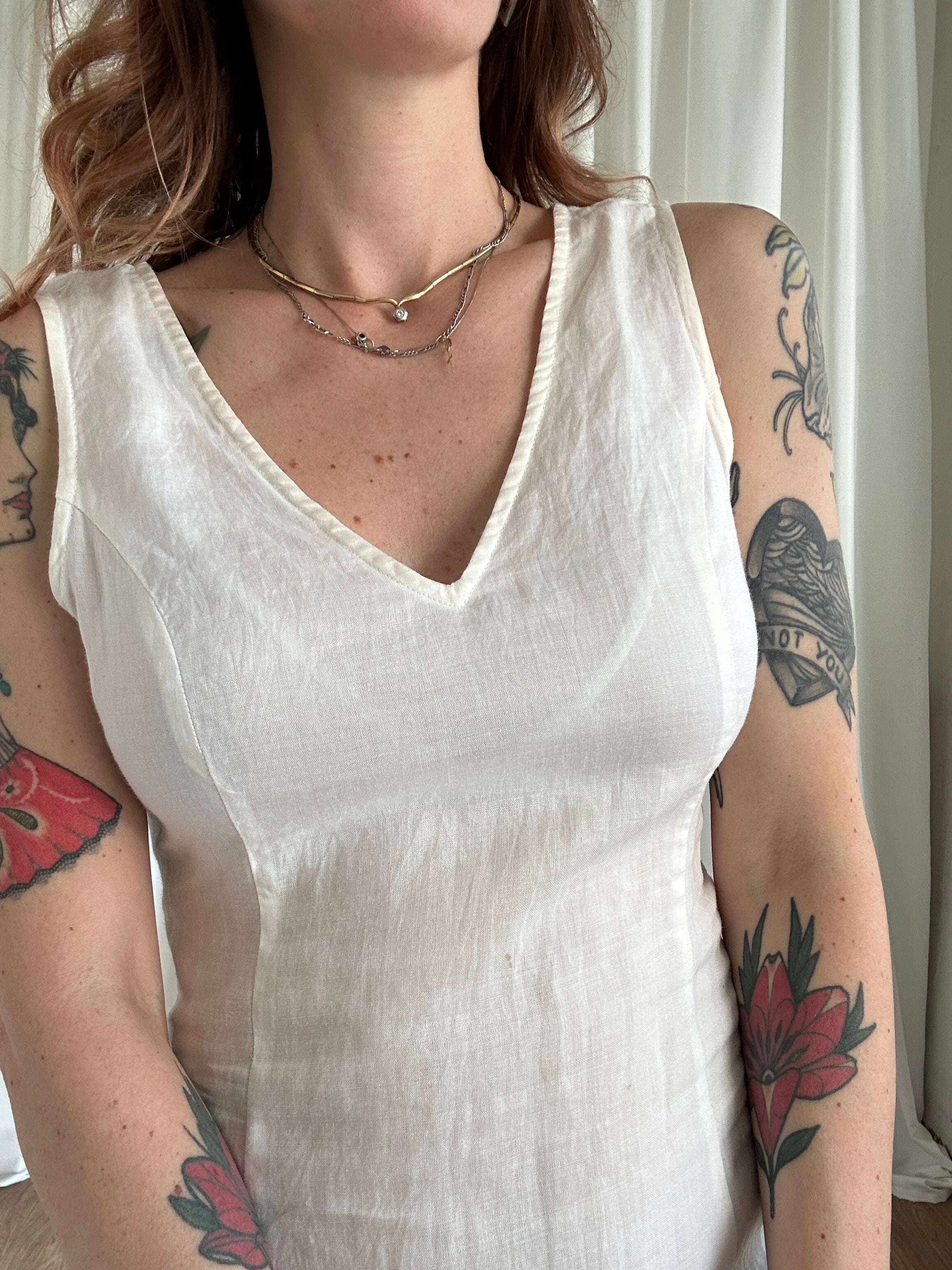 Sisley Bianco Dress