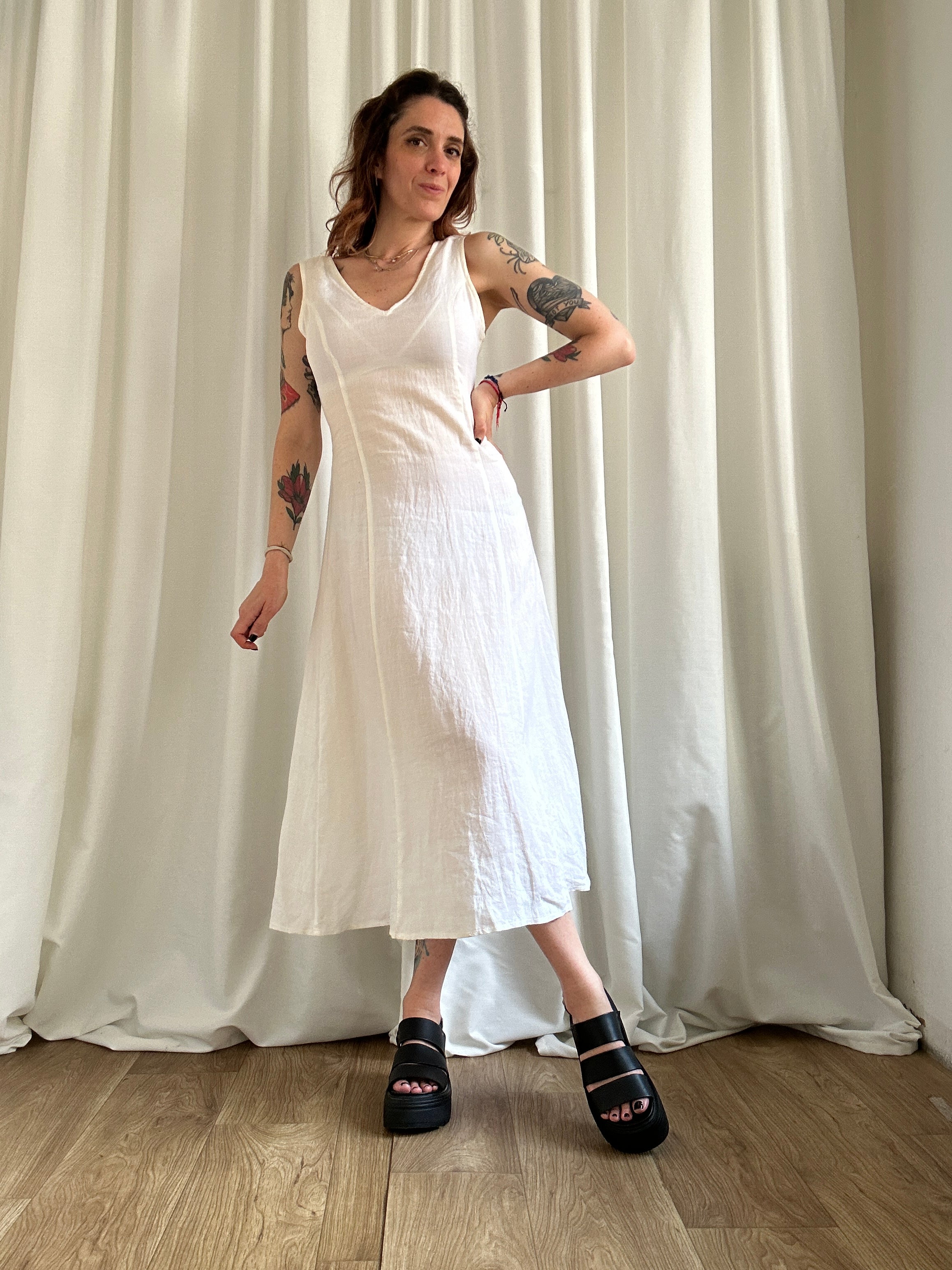 Sisley Bianco Dress