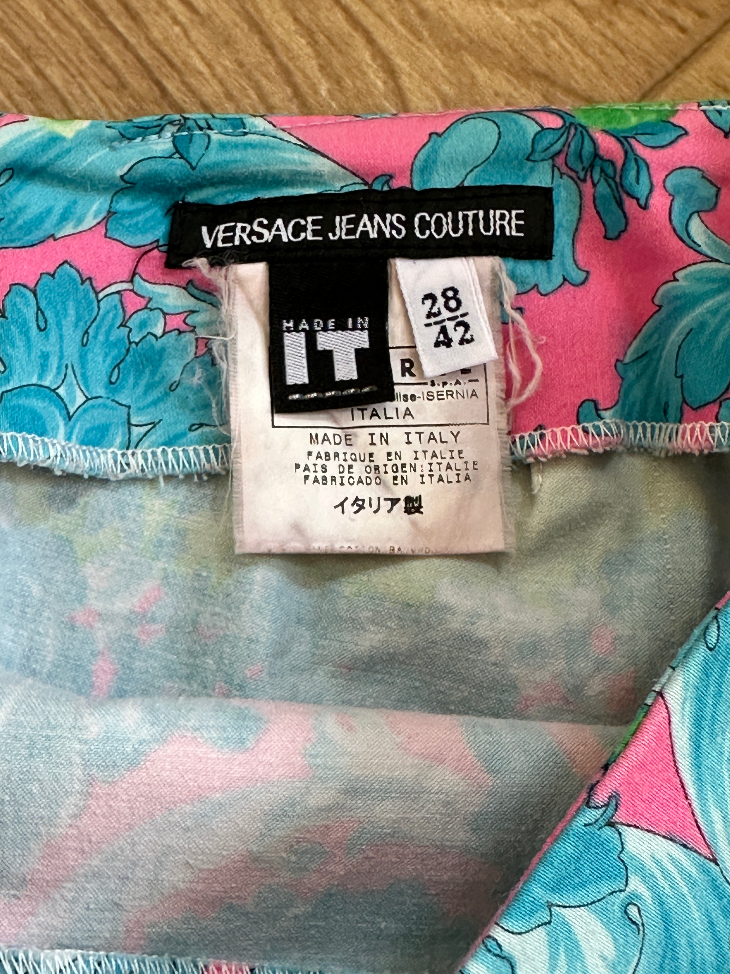Versace Paint Skirt