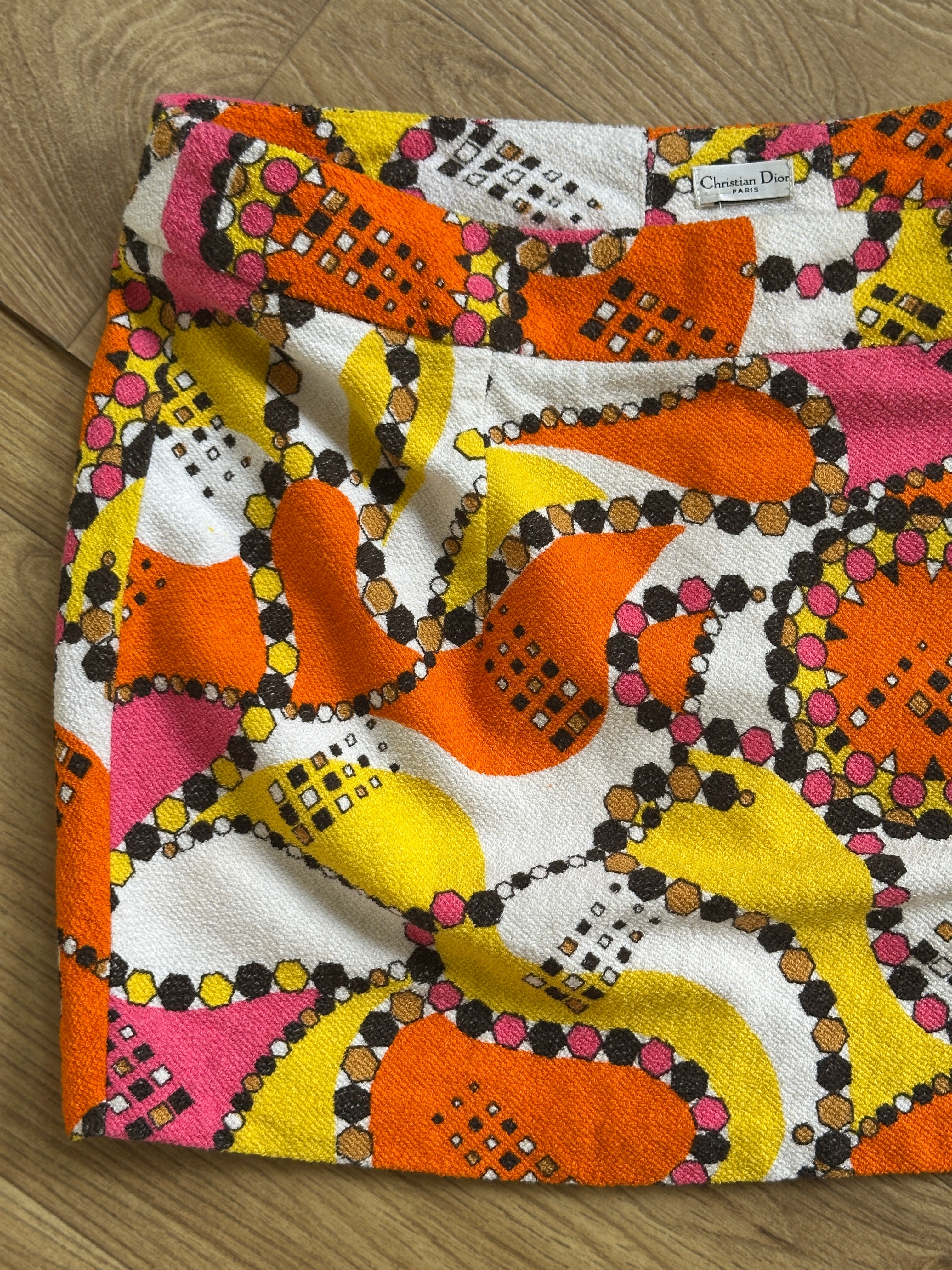 Christian Dior Psychedelic Skirt
