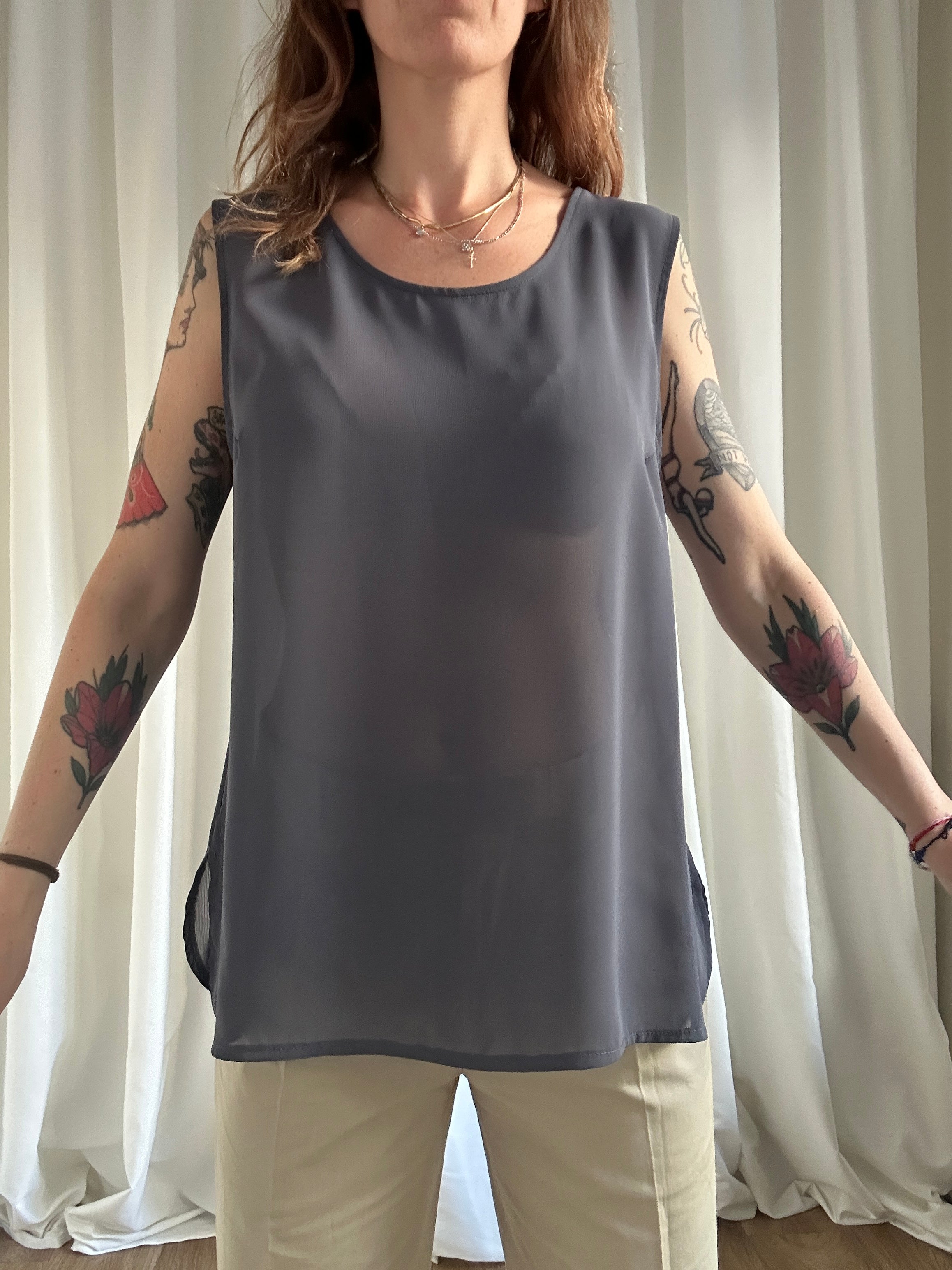 Dark Grey Top