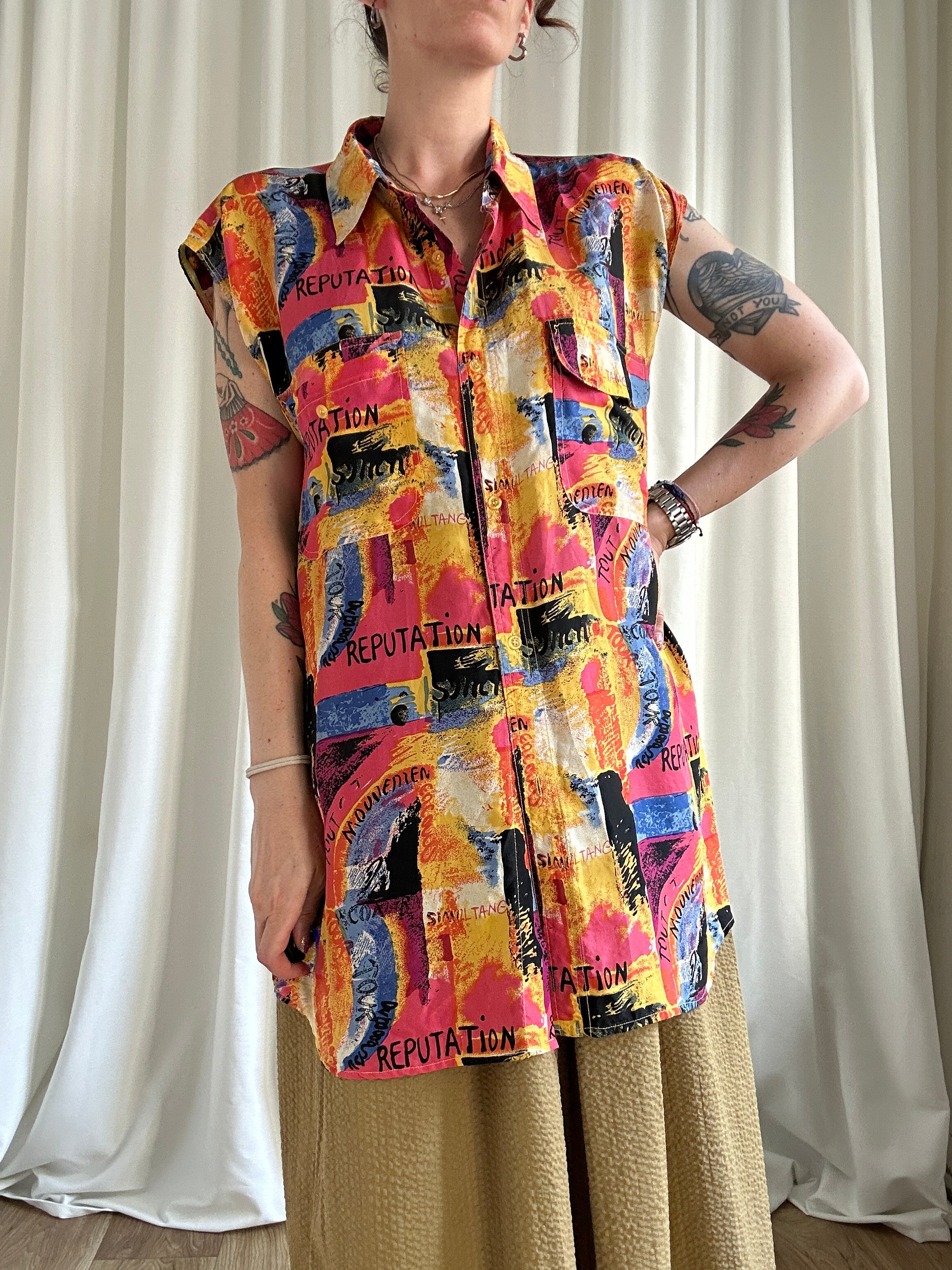 Reputation silk shirt