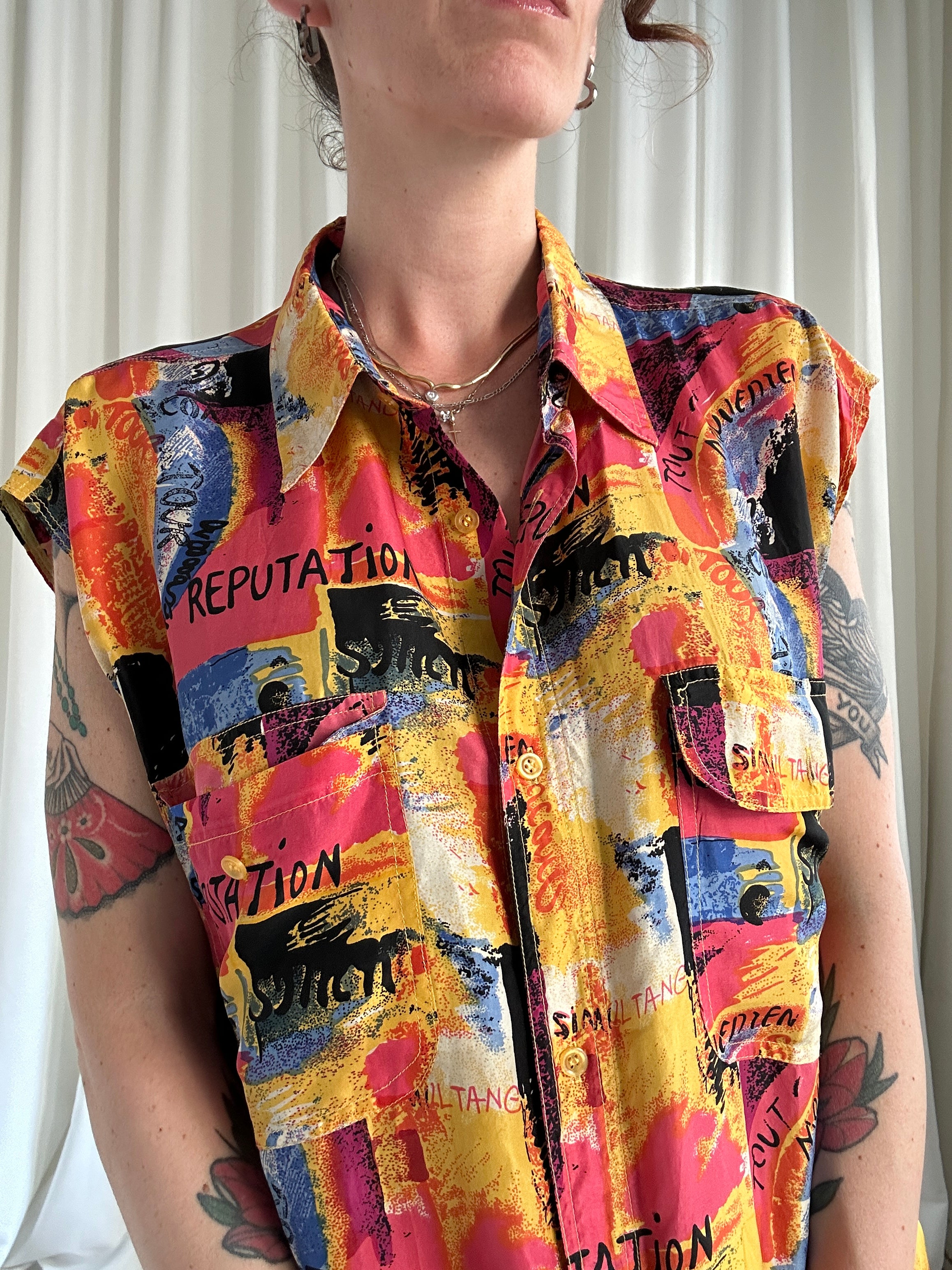 Reputation silk shirt