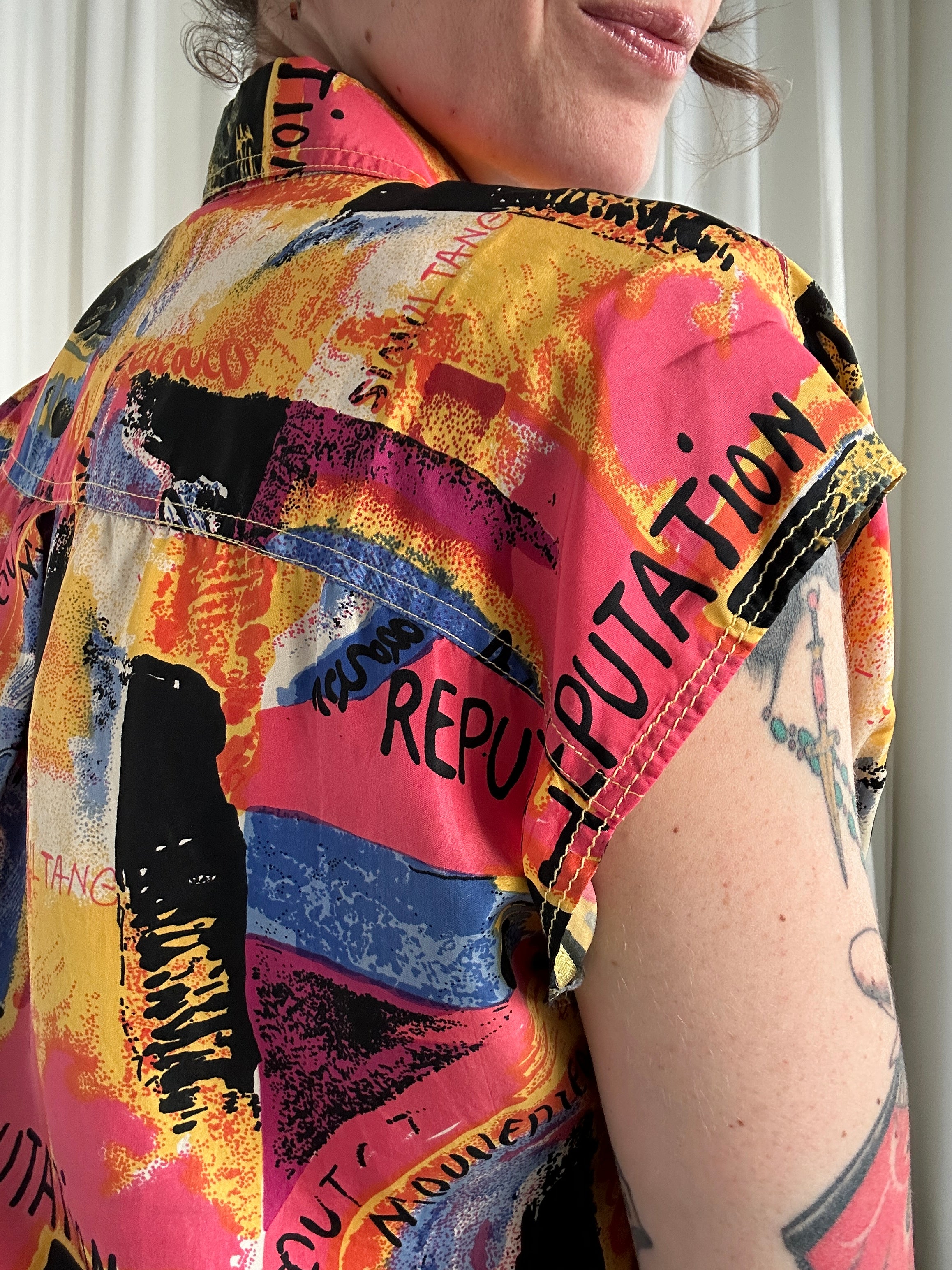 Reputation silk shirt