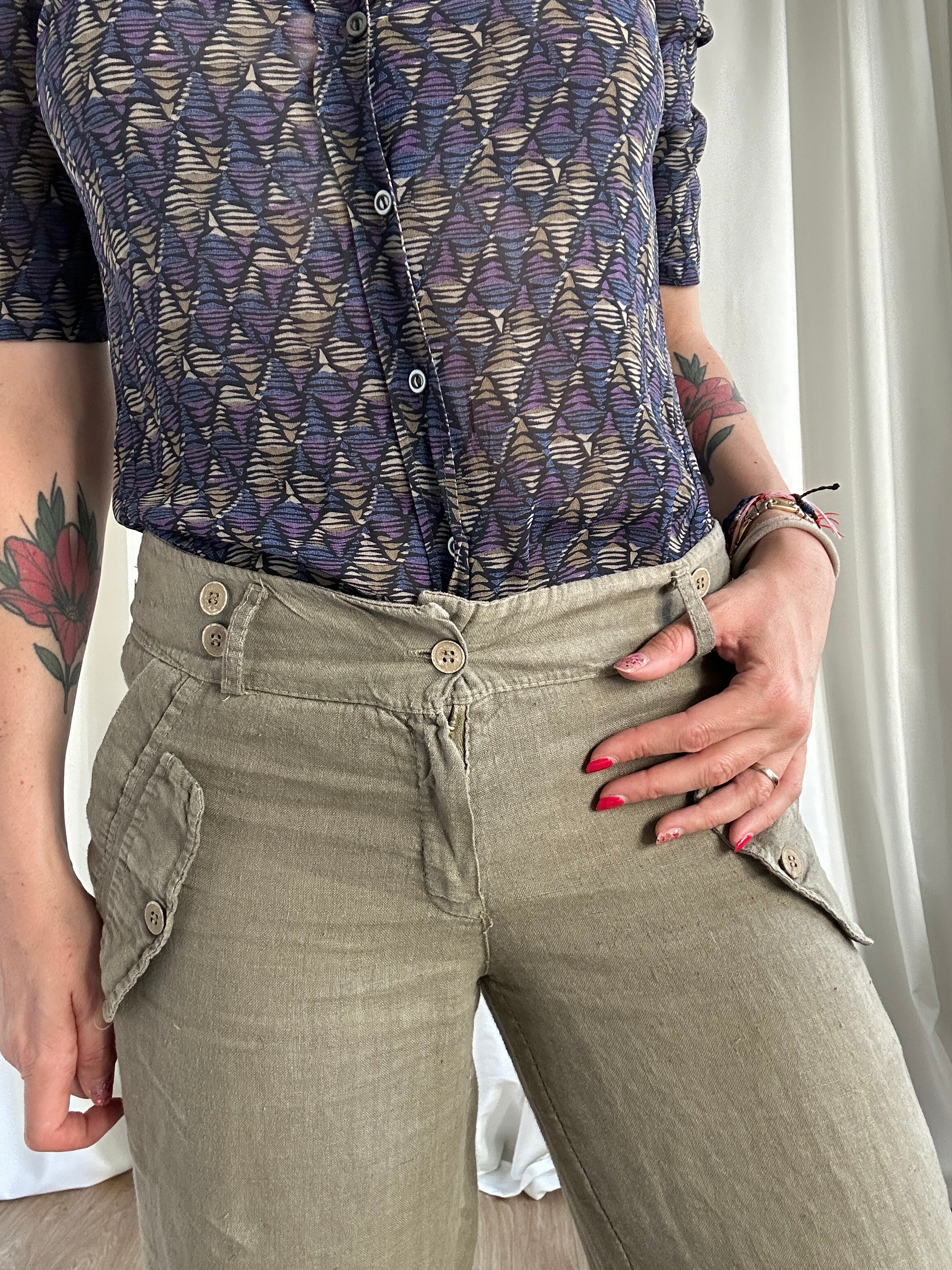 Pinocchio lino pants