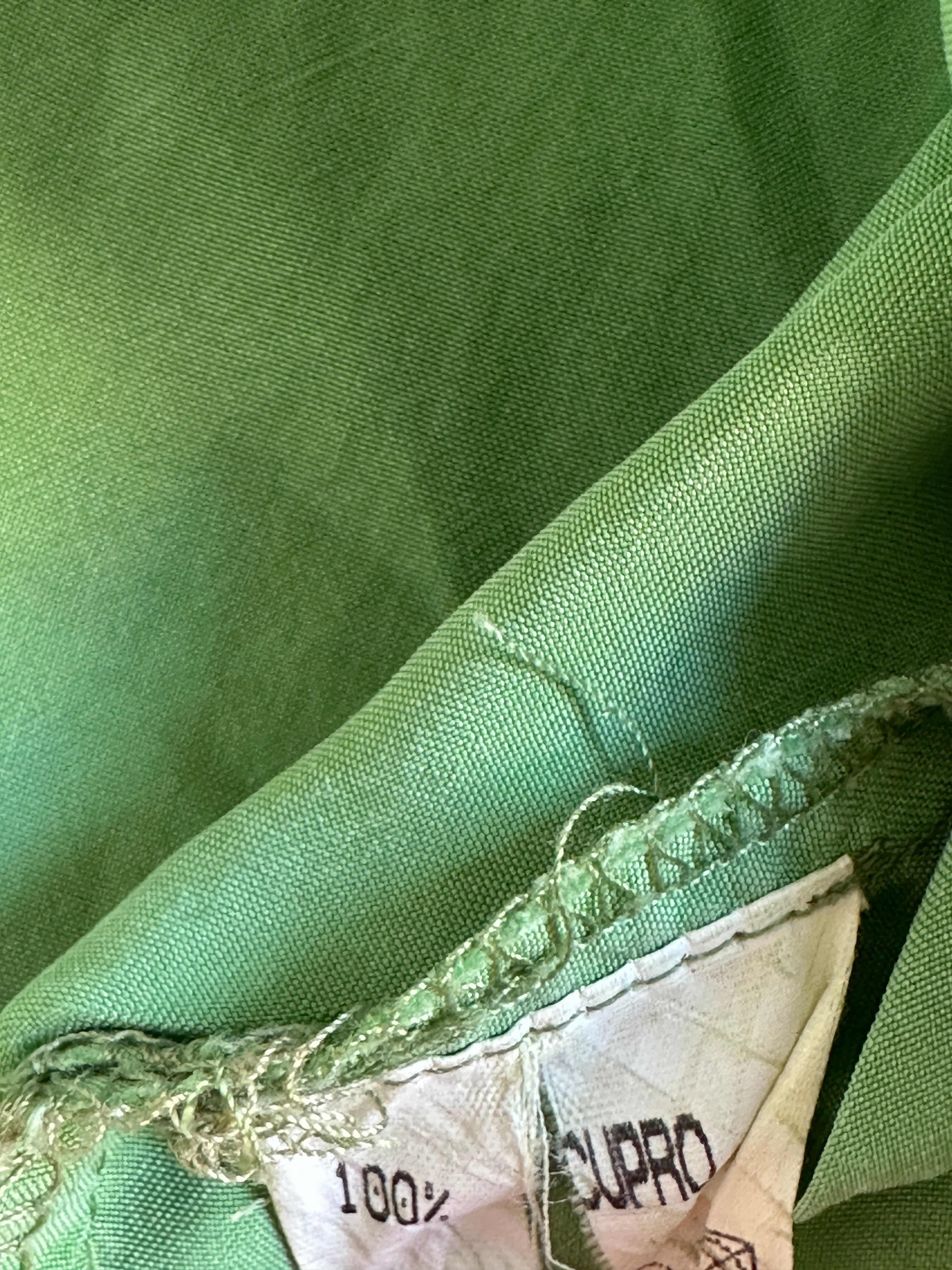 Menta cupro shirt
