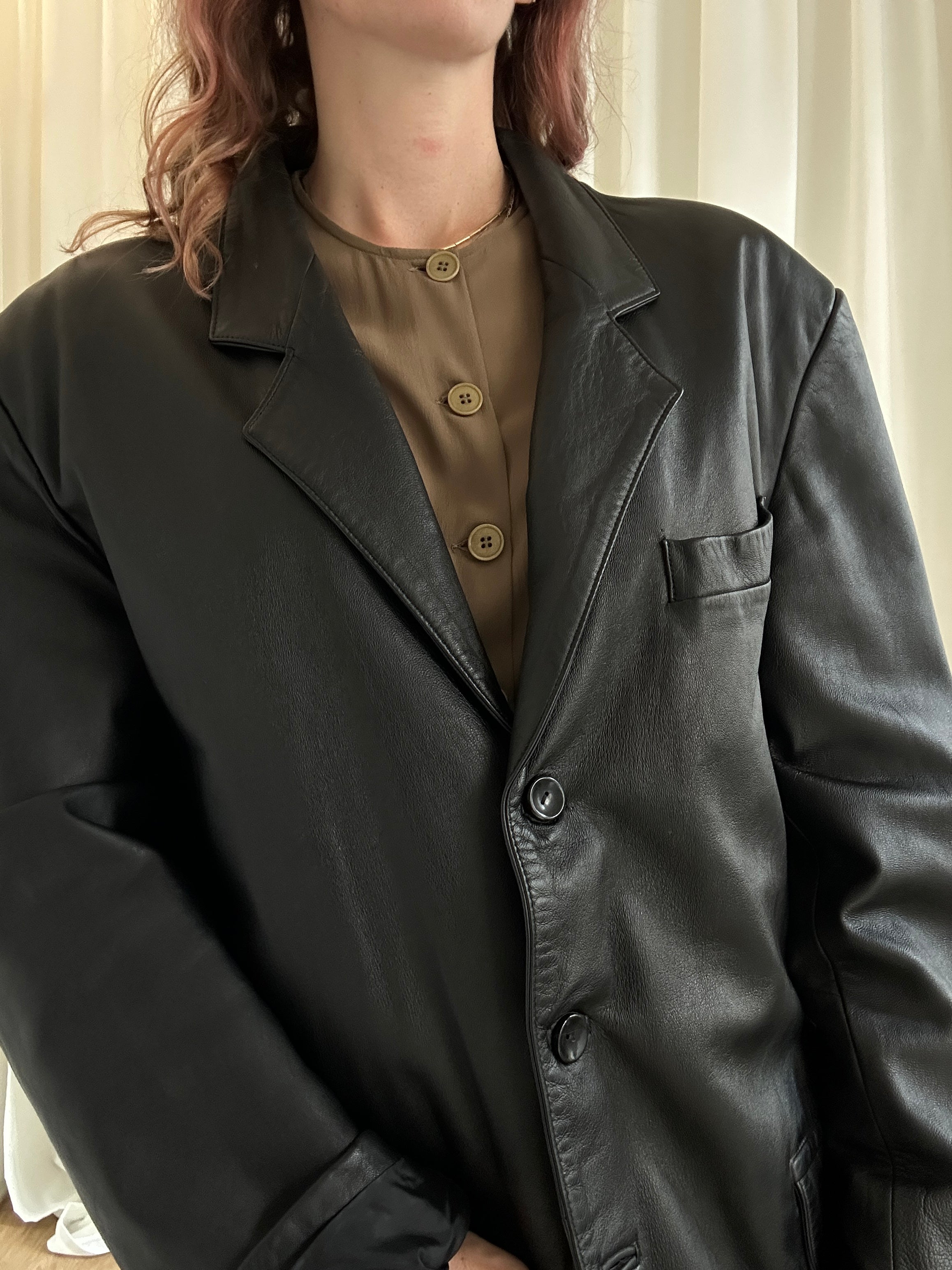 Bernard leather jacket