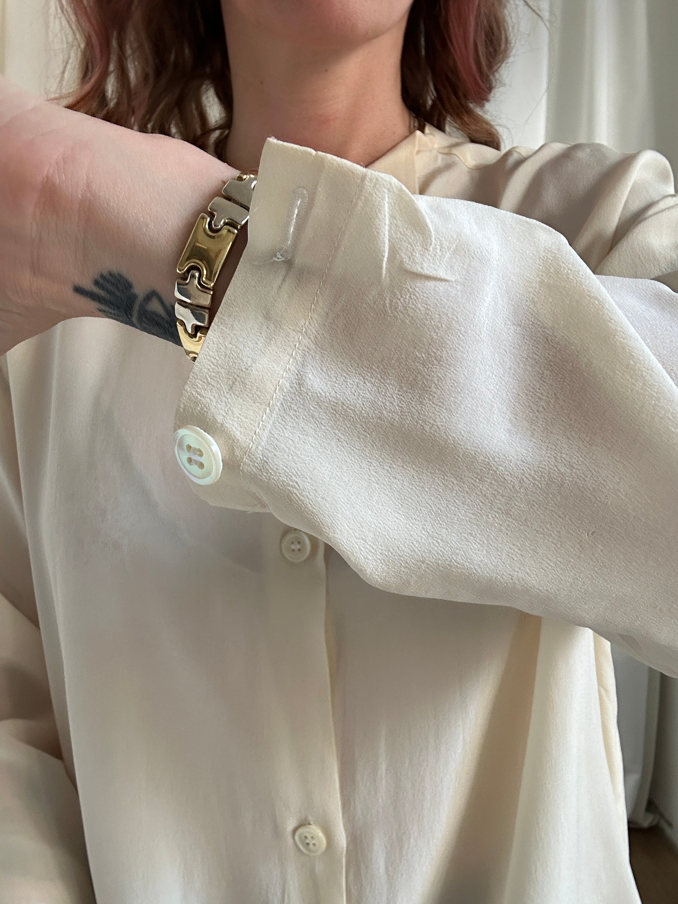 Armani burrosa silk shirt