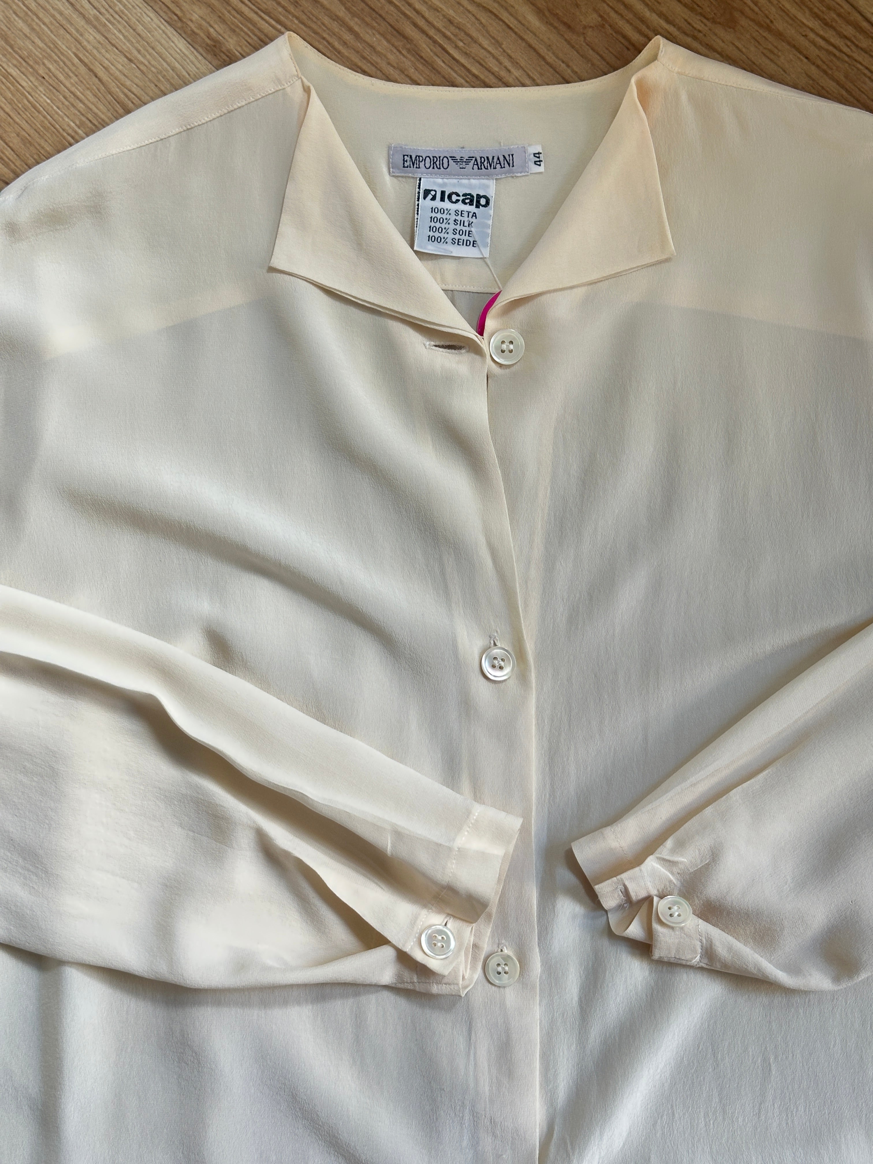Armani burrosa silk shirt