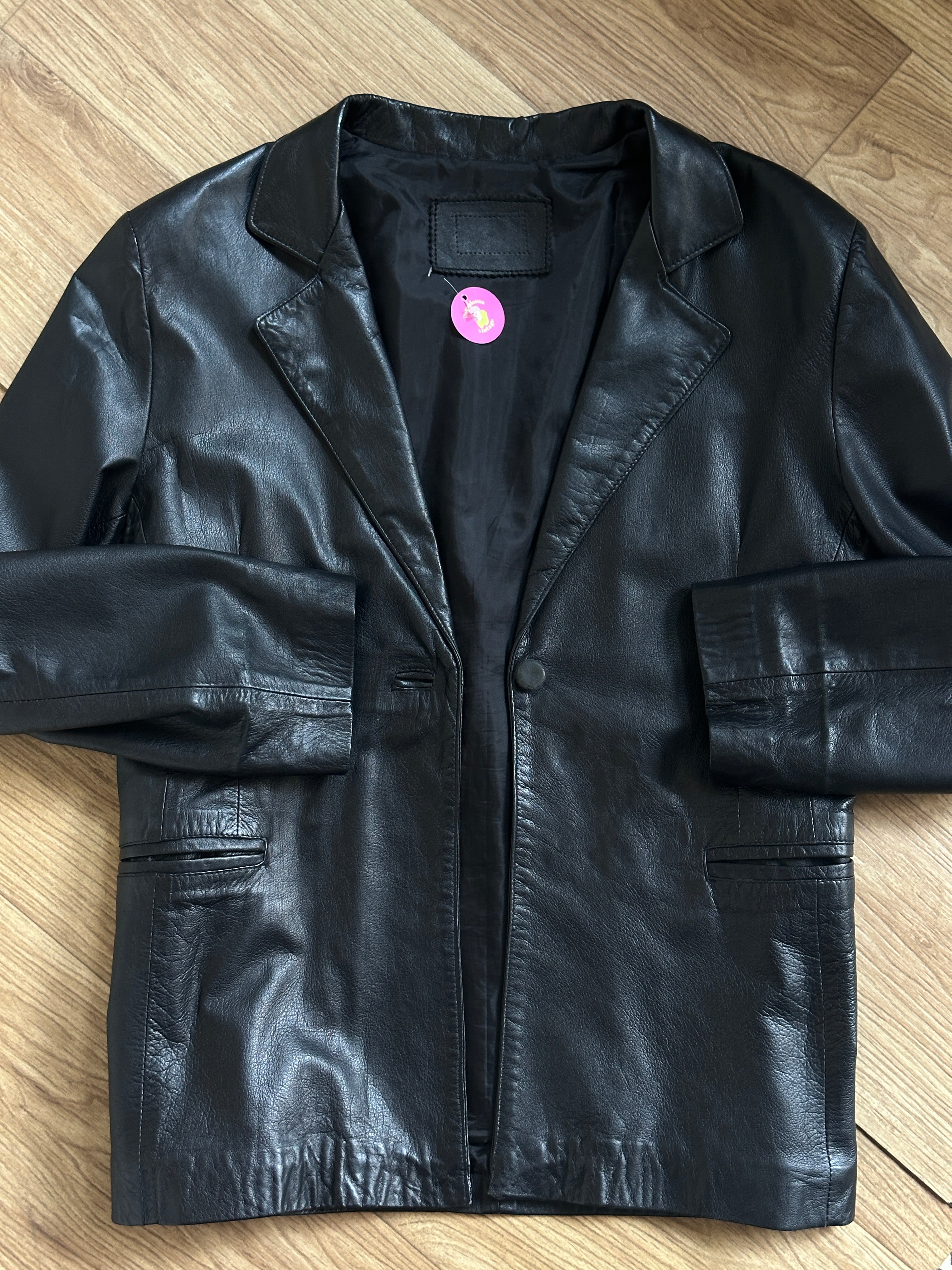 Evergreen leather jacket