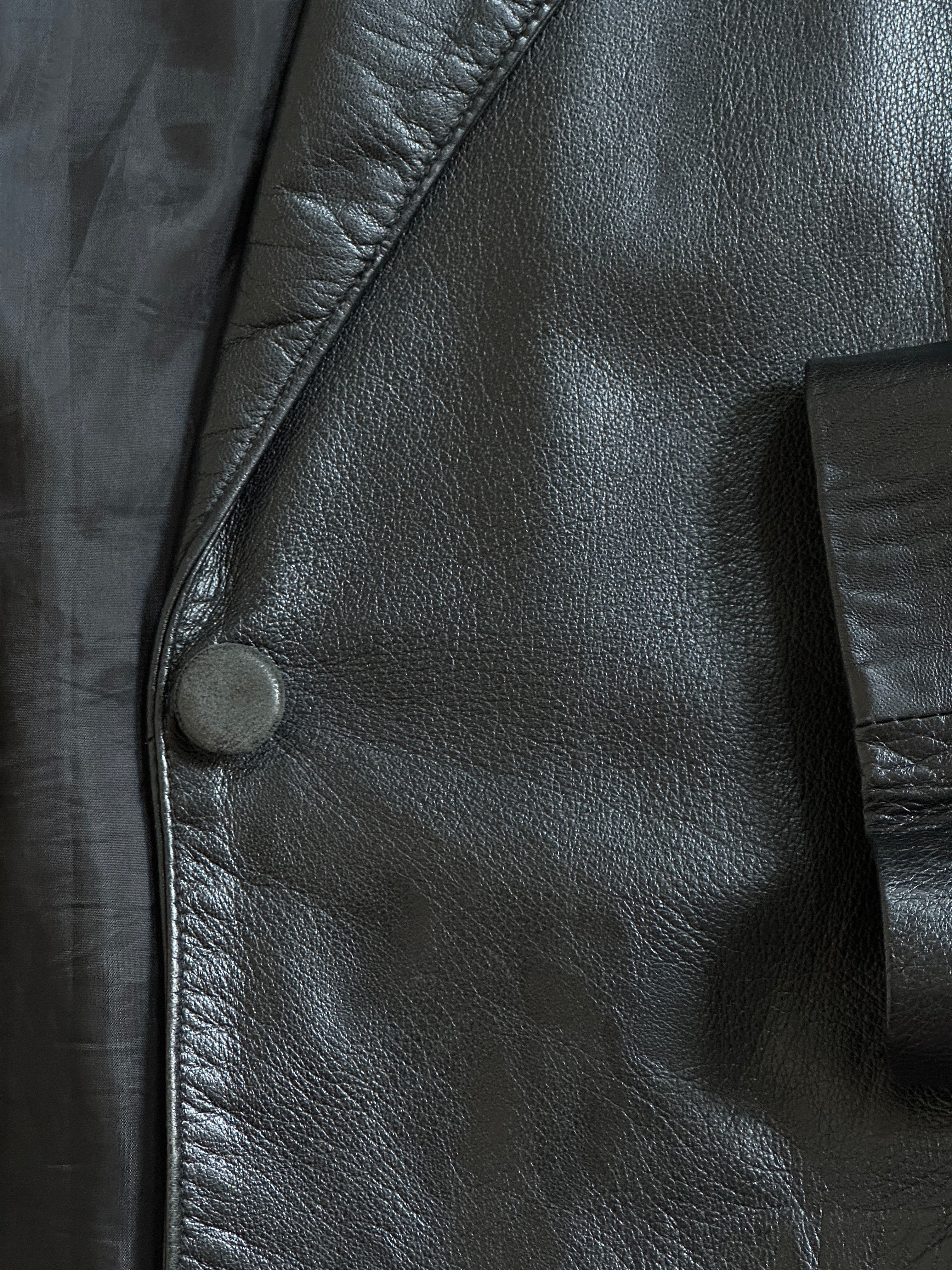 Evergreen leather jacket
