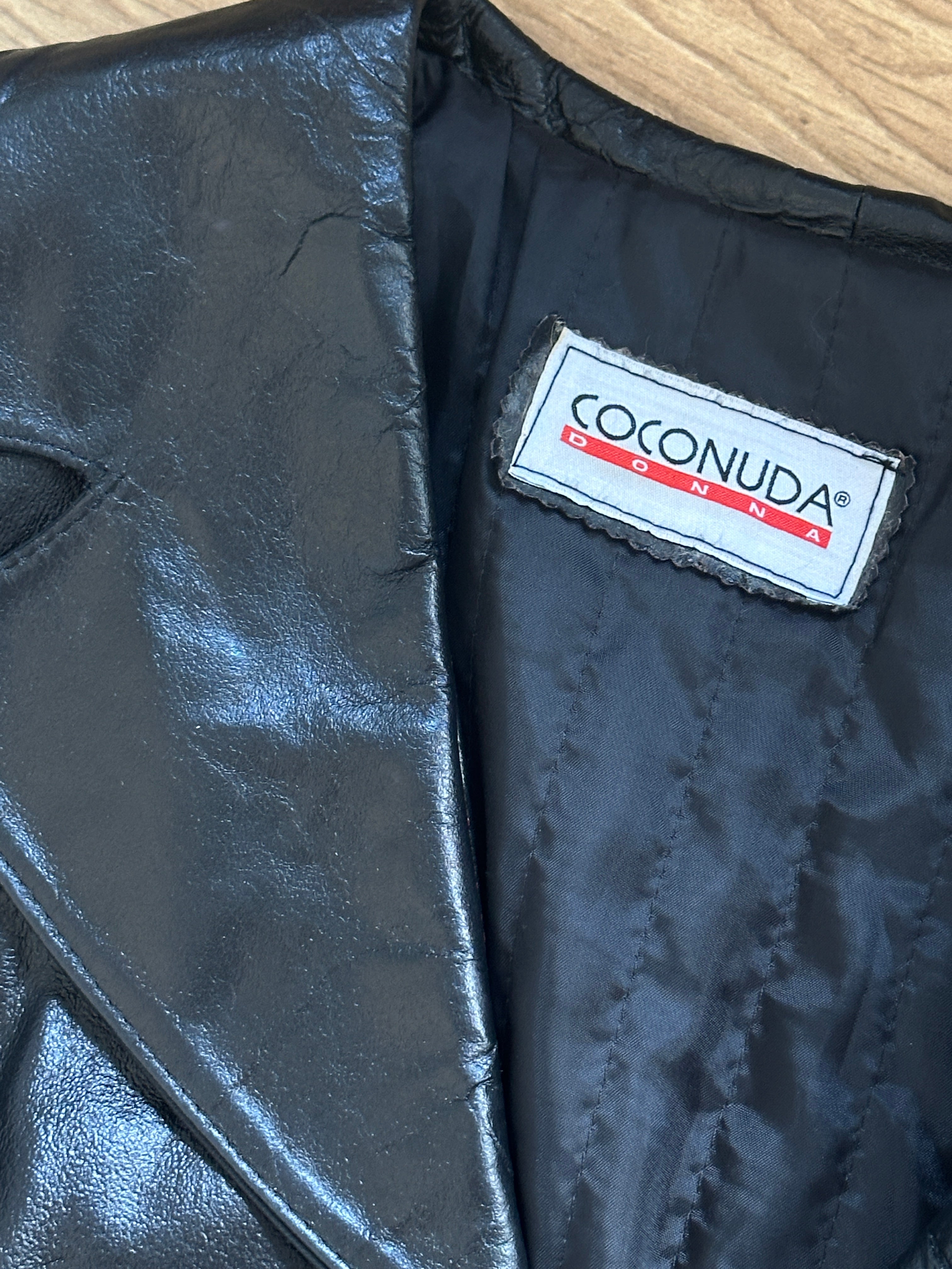 Coco Leather Coat
