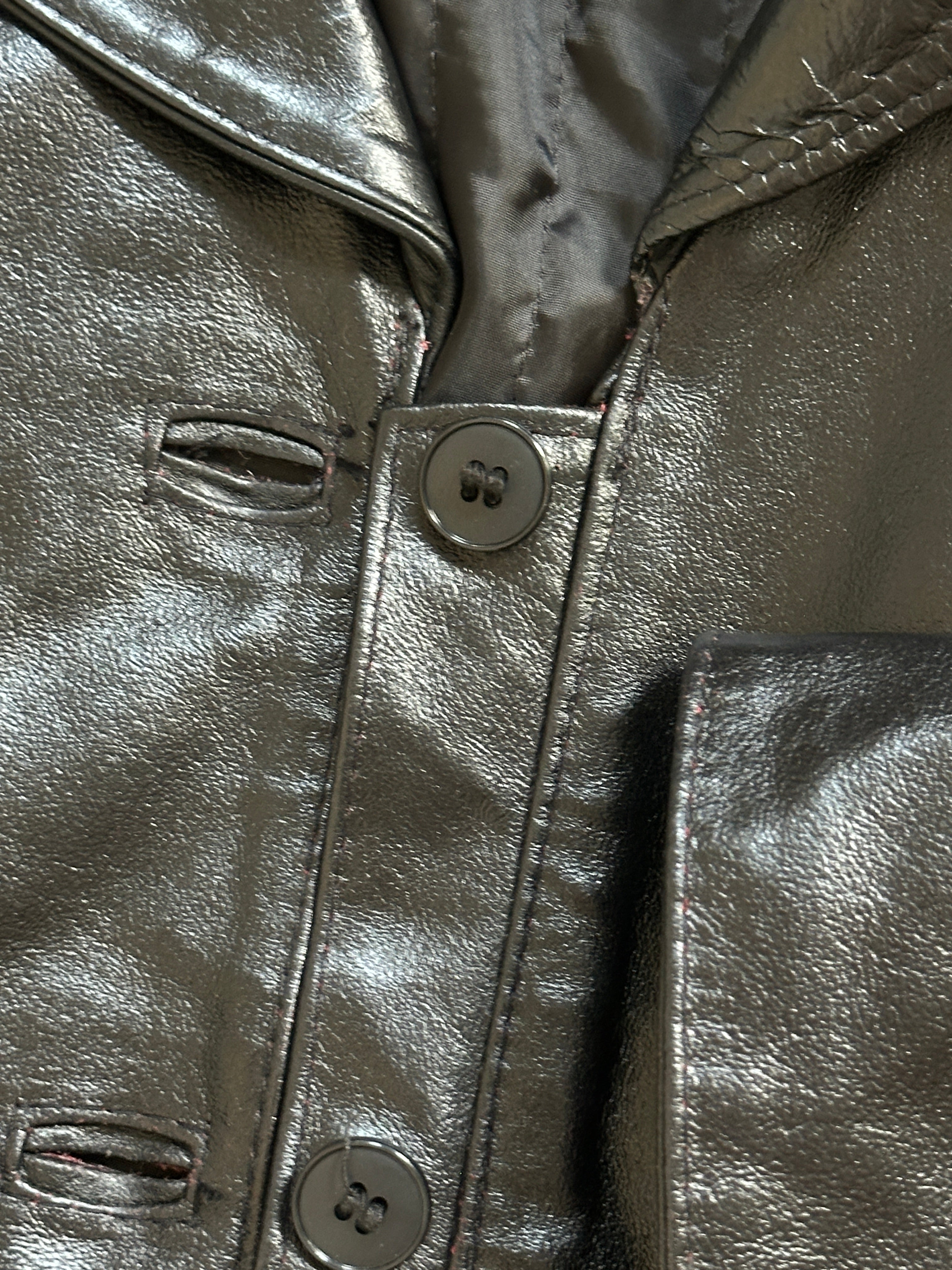 Coco Leather Coat
