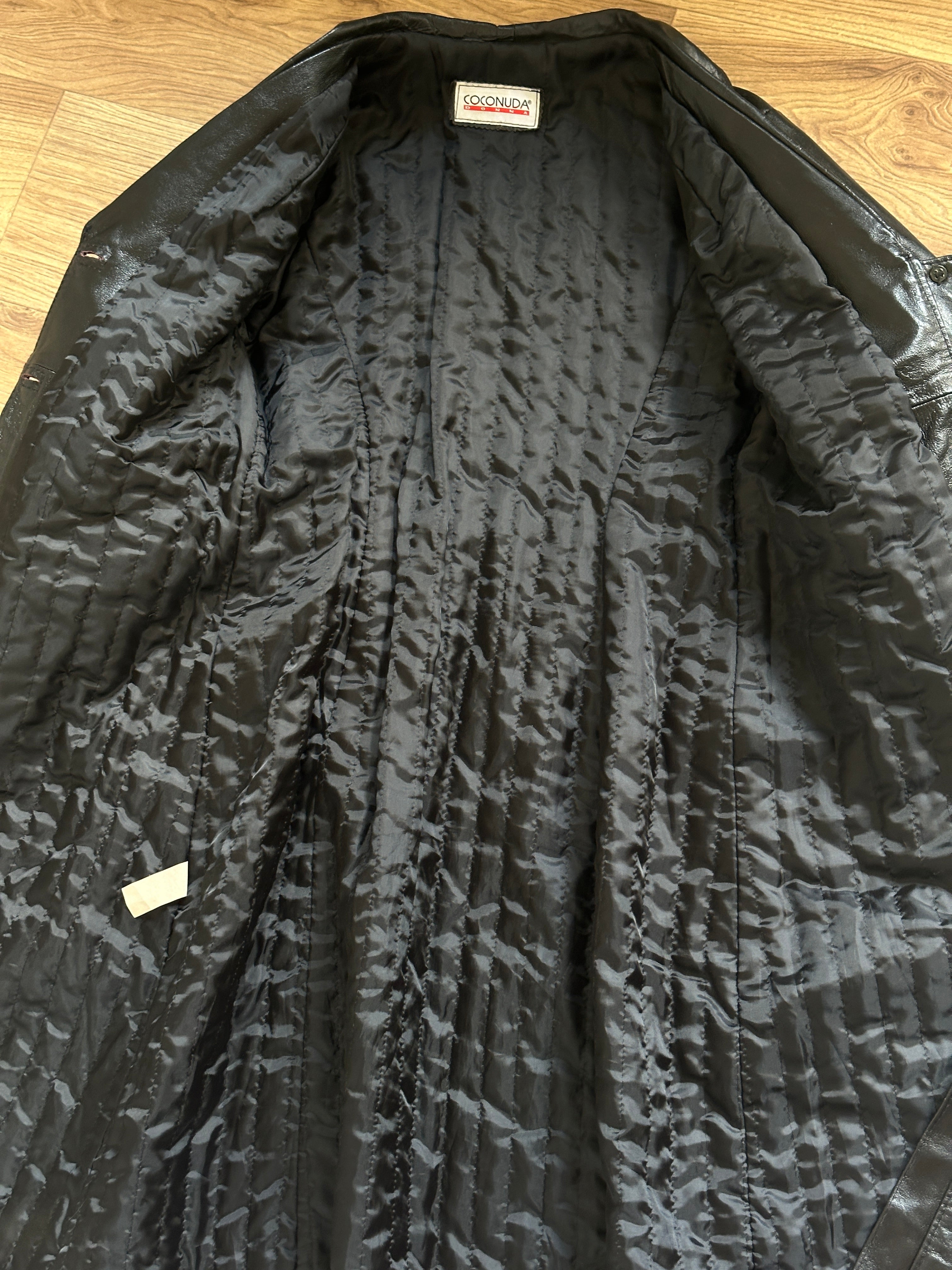 Coco Leather Coat