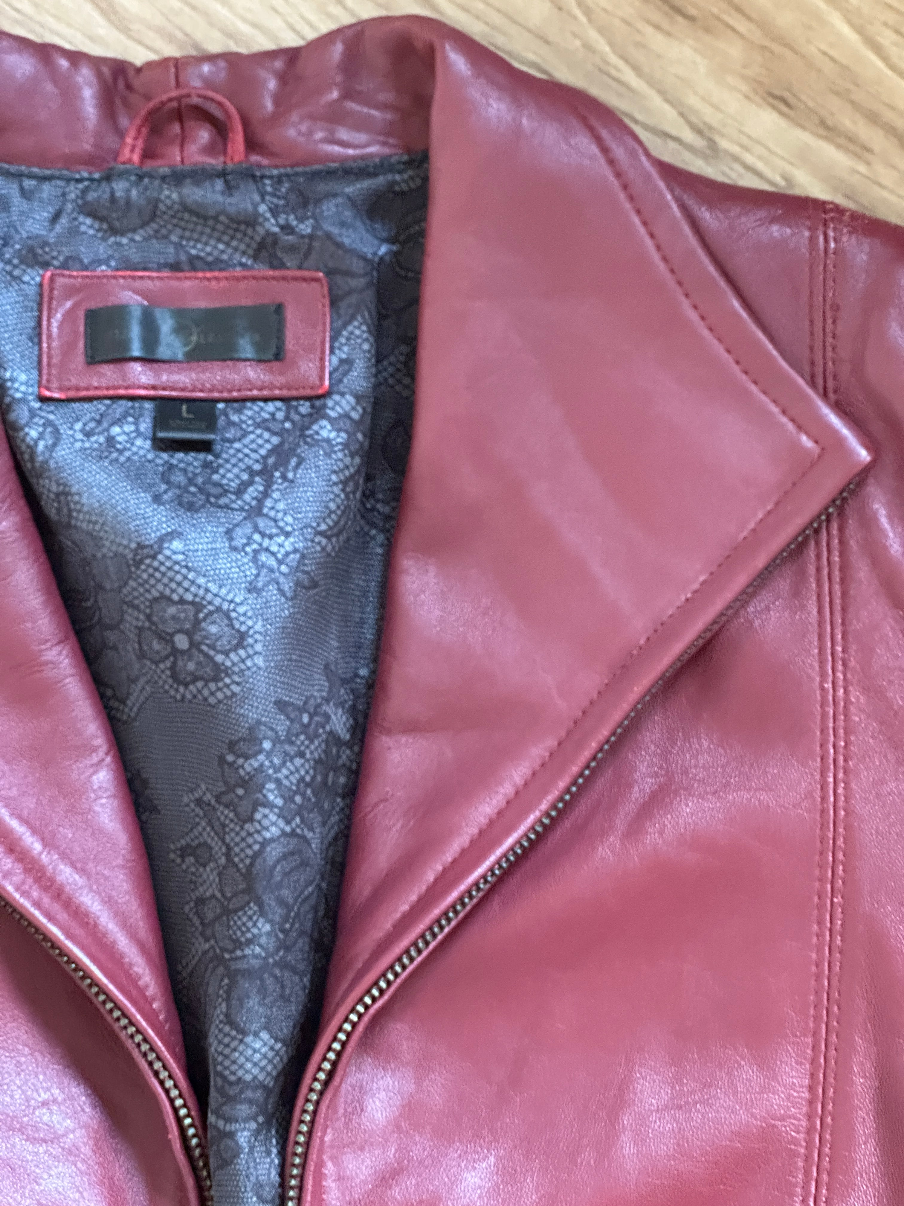 Lipstick Leather Jacket