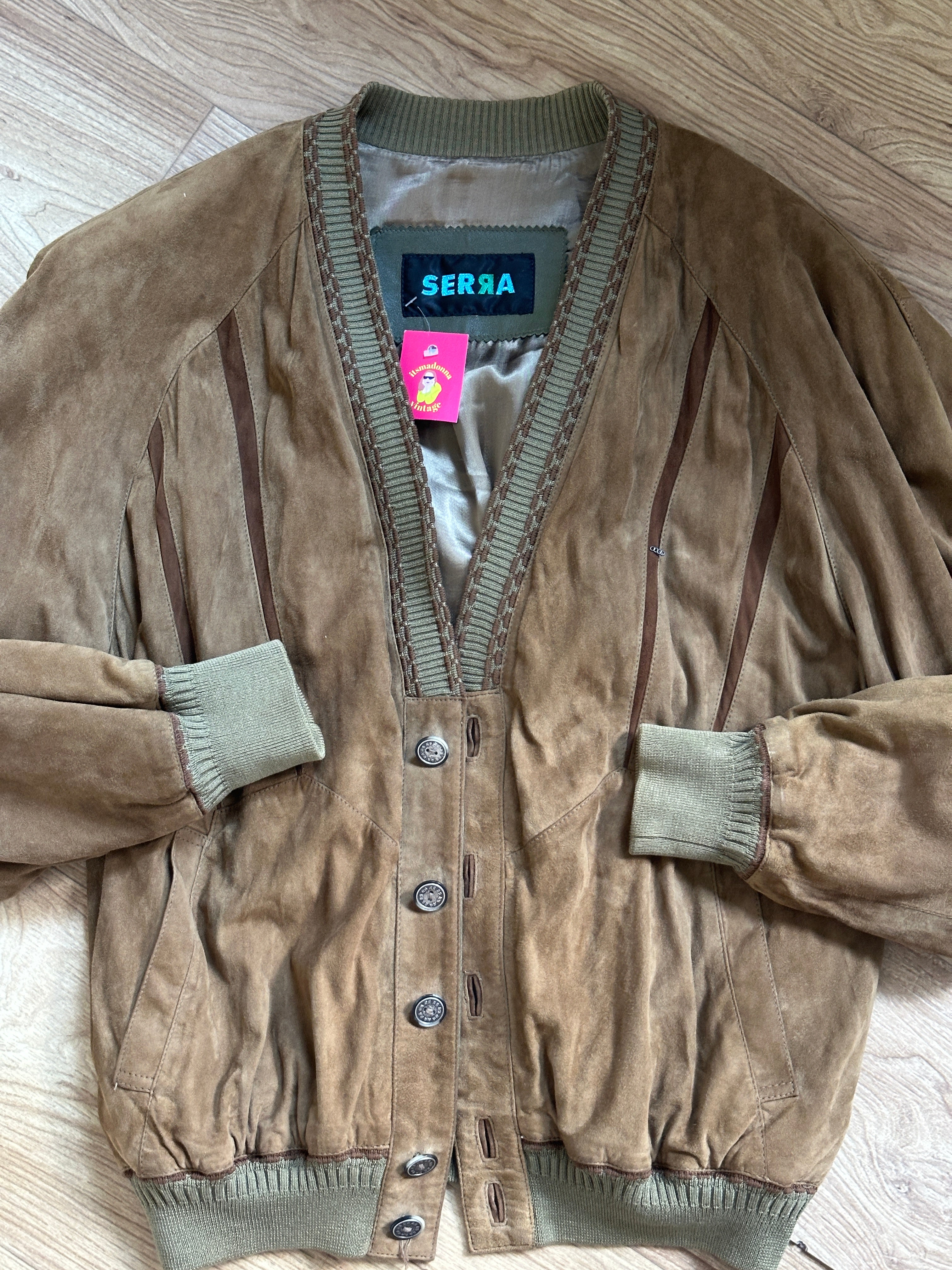 Cardigan Leather Jacket