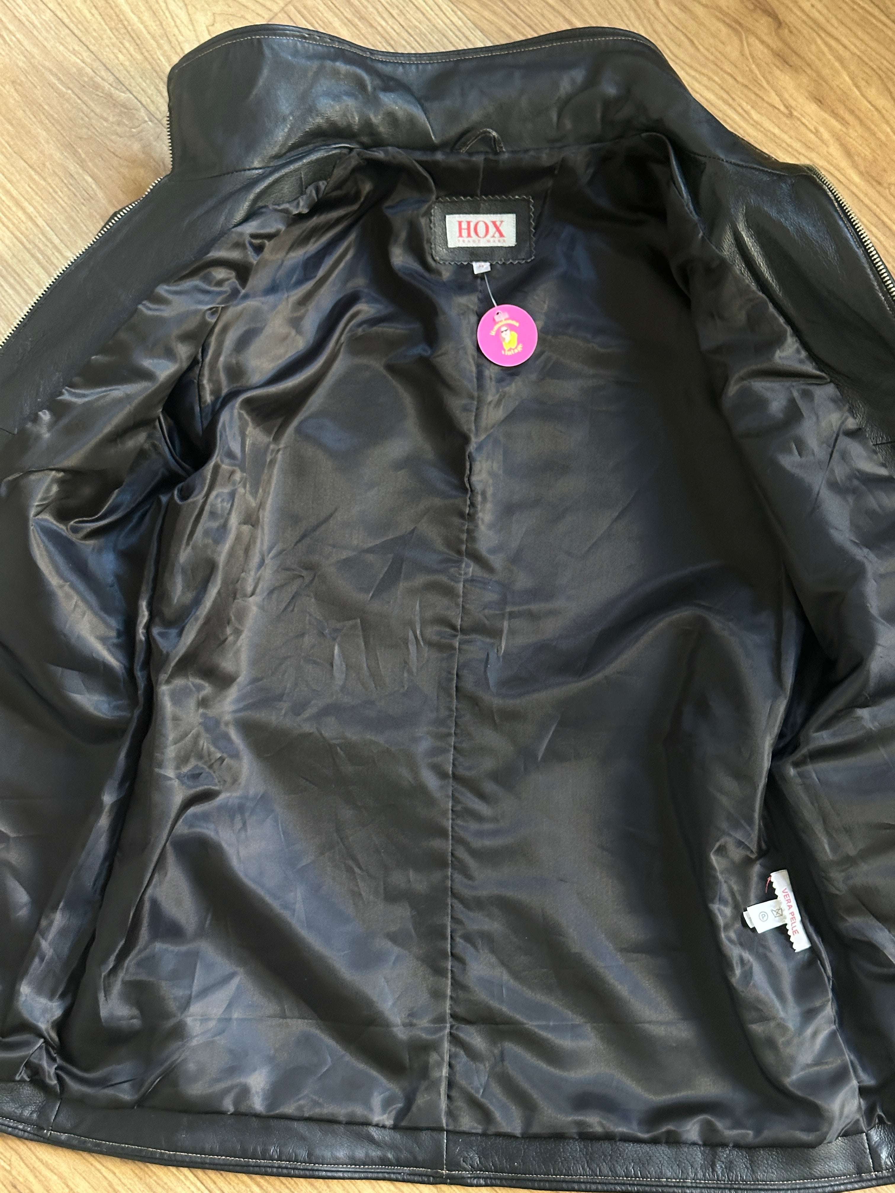 Impuntata Leather Jacket