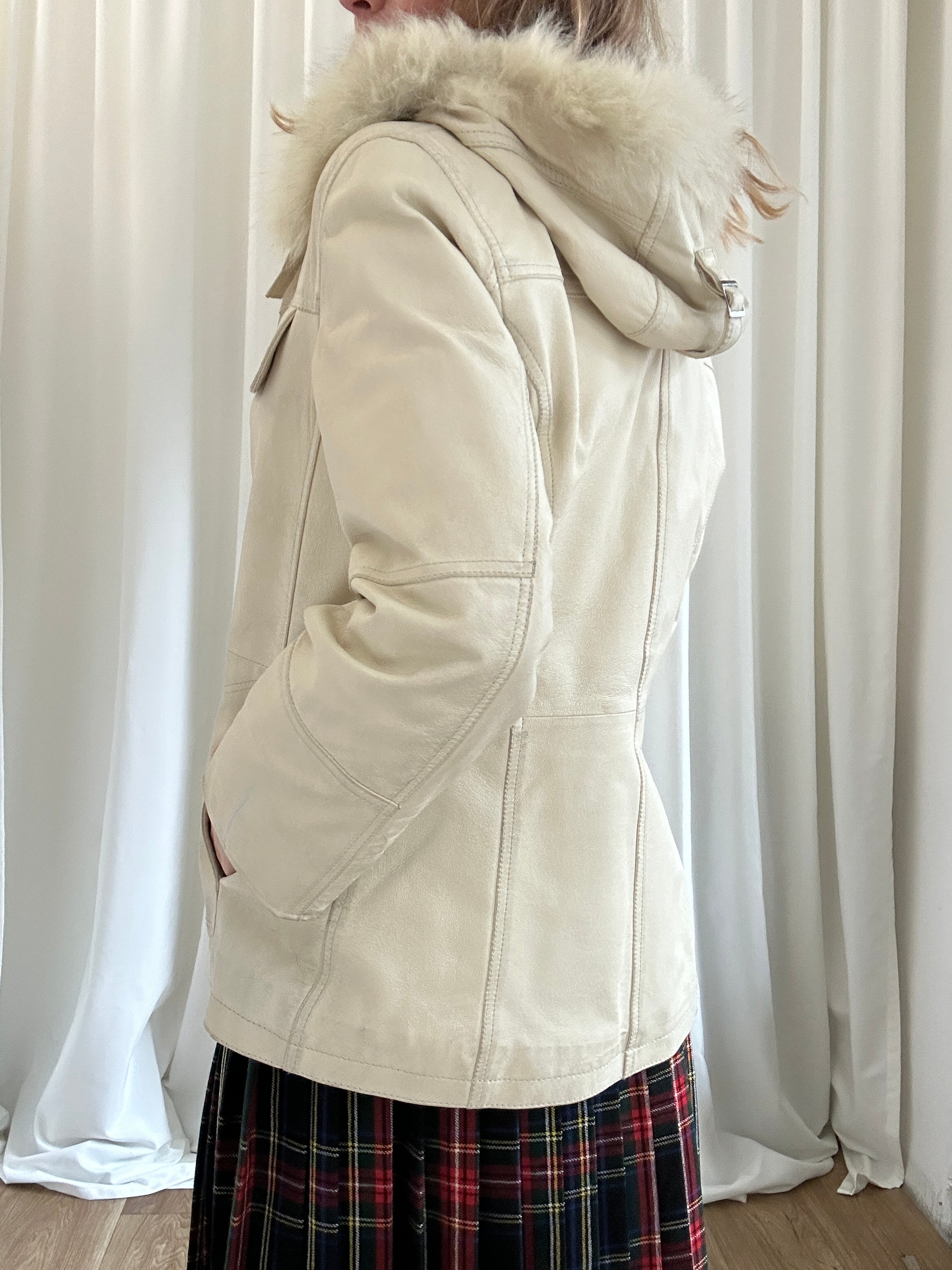 Milk Leather Jacket