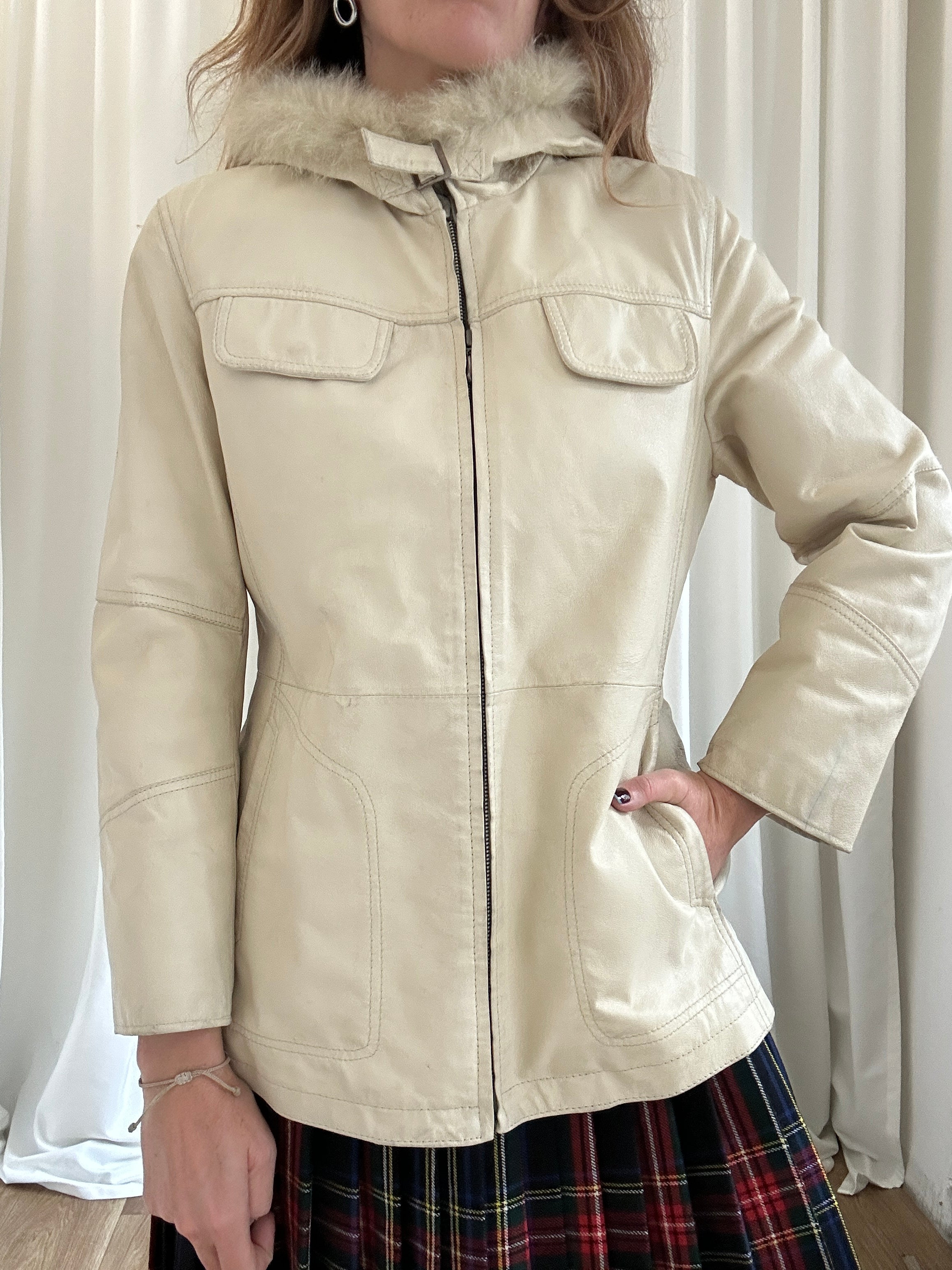 Milk Leather Jacket