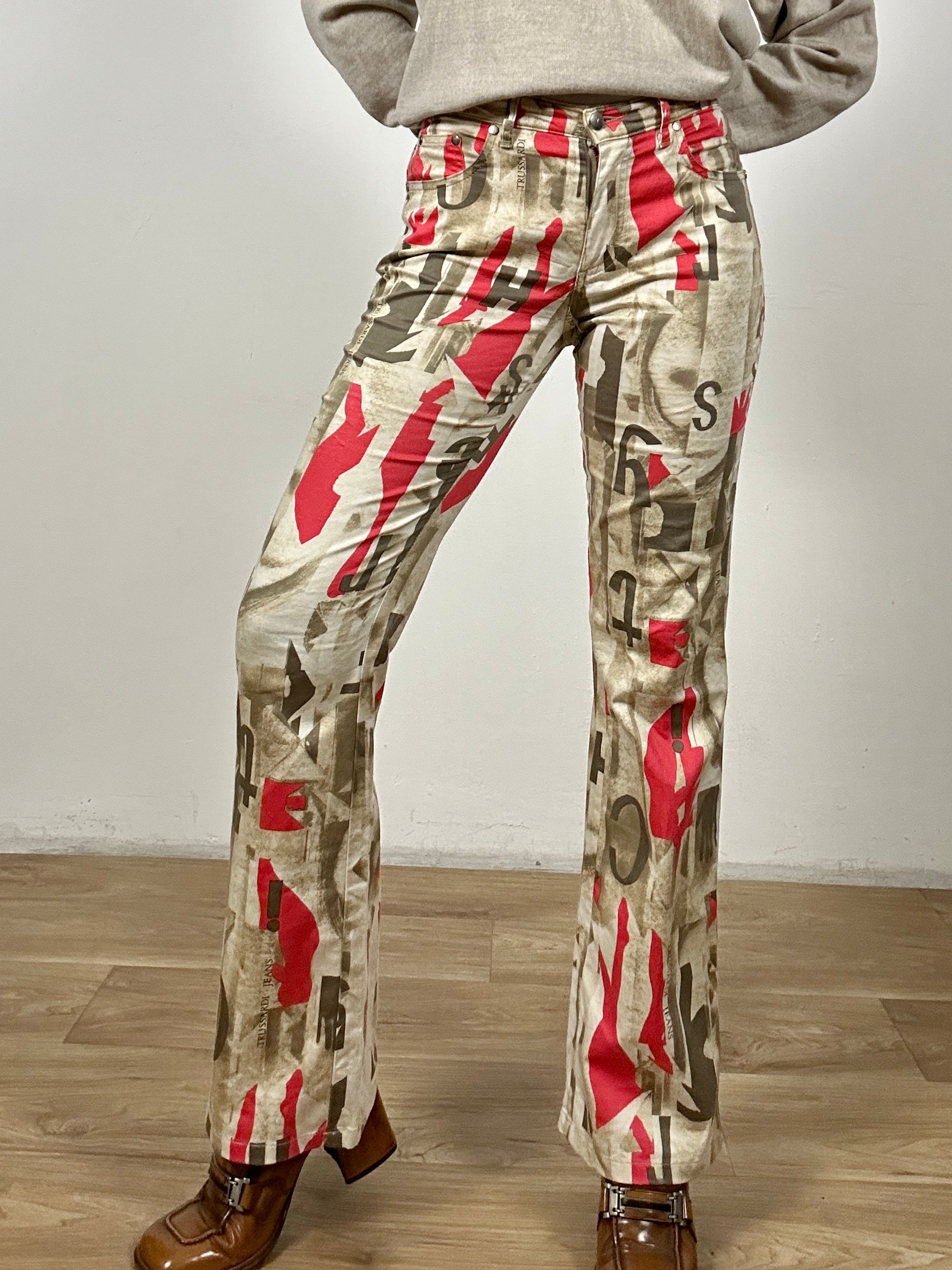 Trussardi pattern pants