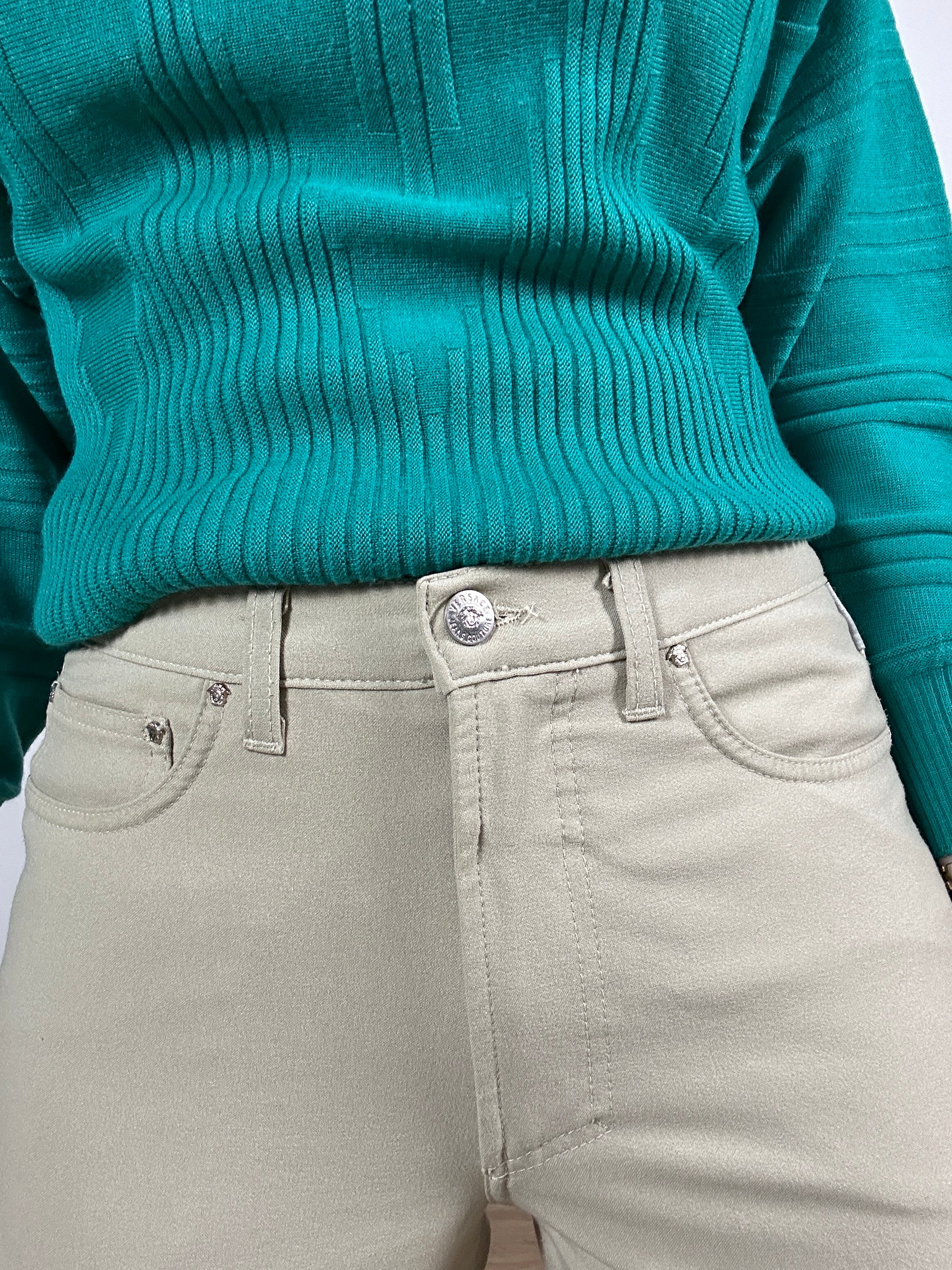 Versace beige pants