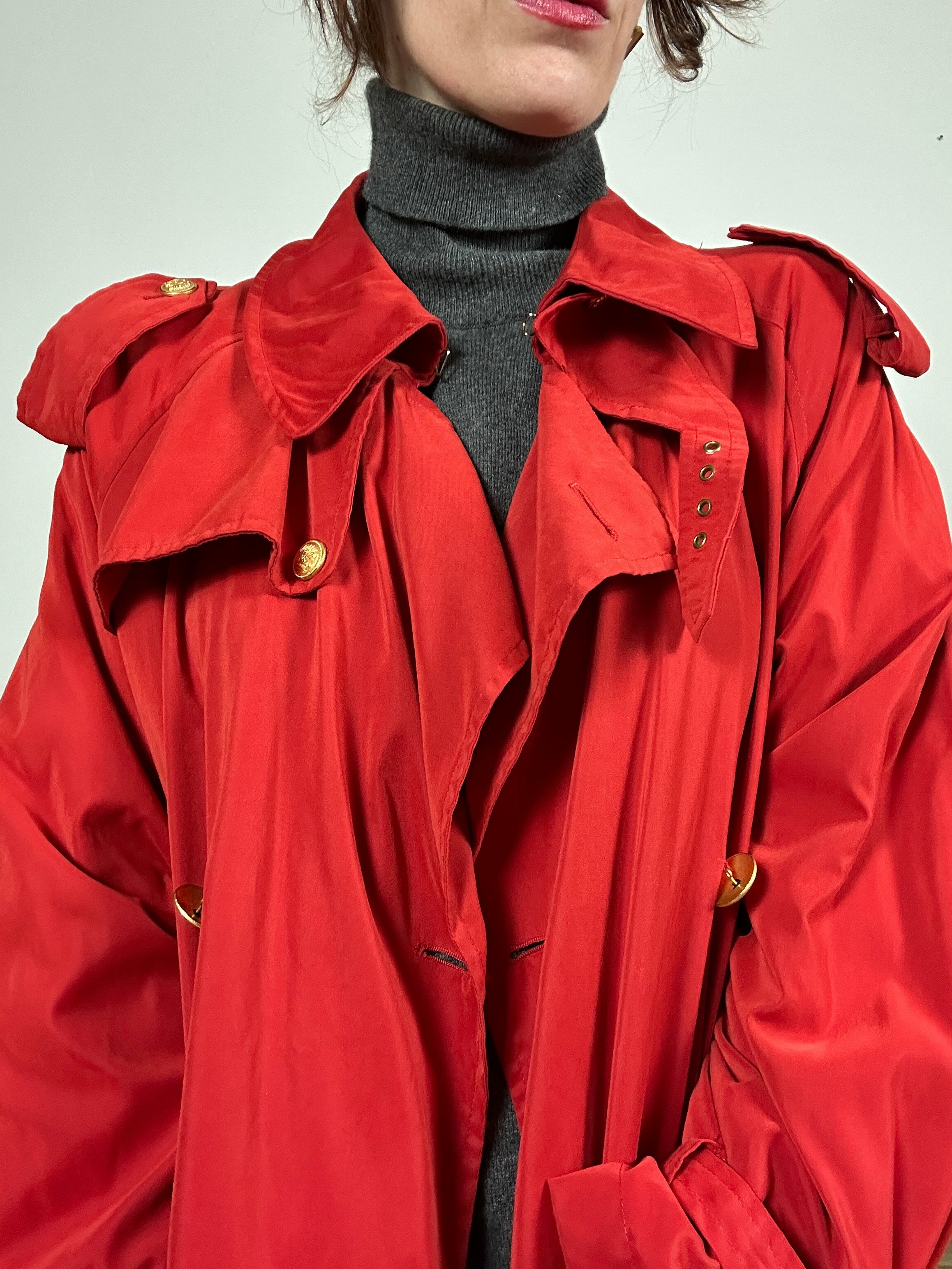 Cherry Ralph Lauren trench