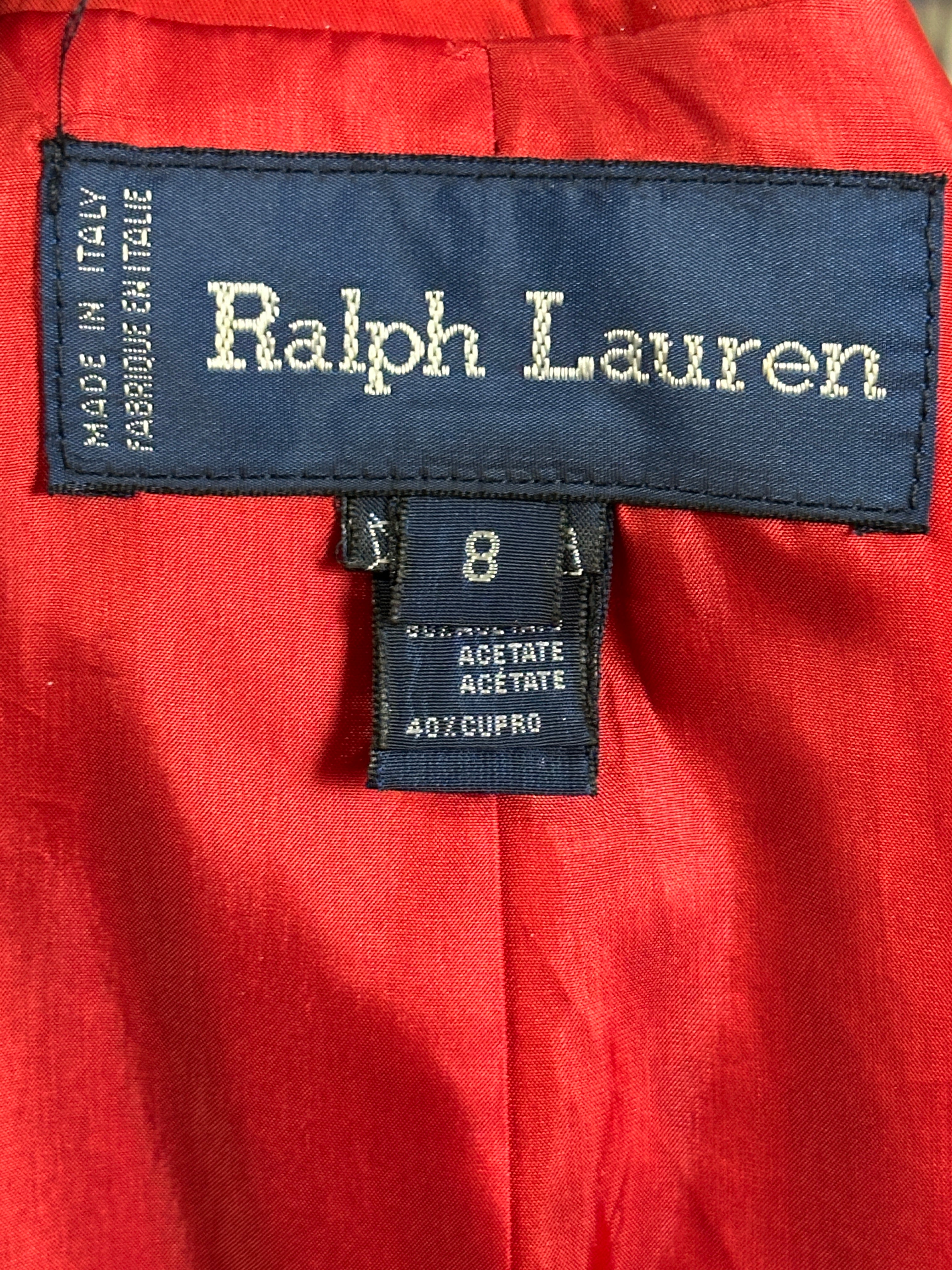 Cherry Ralph Lauren trench