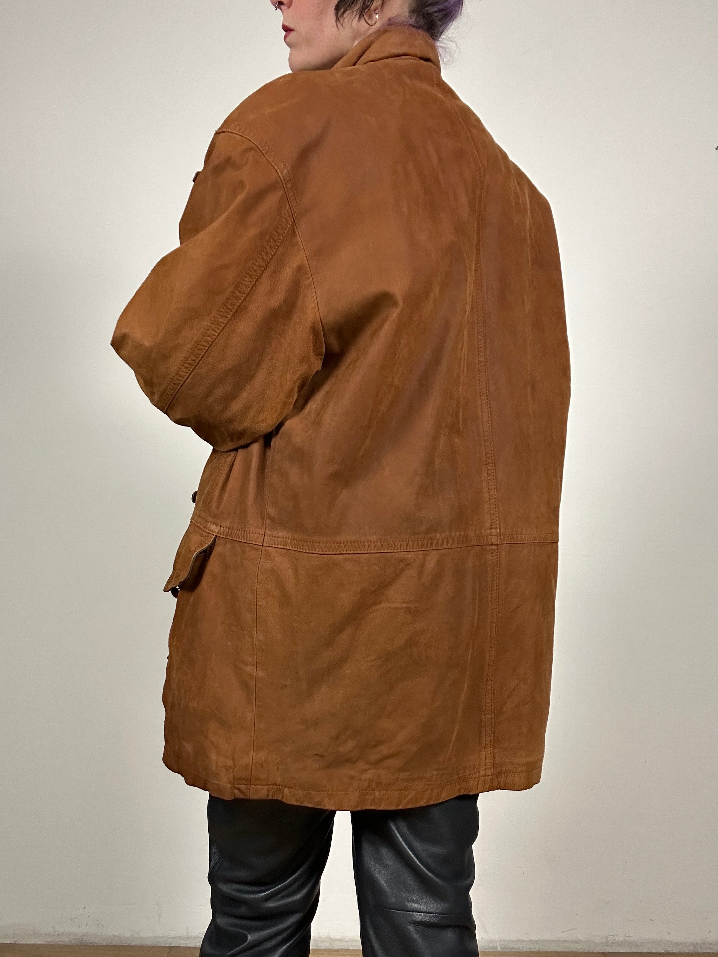 Burberrys’ leather jacket