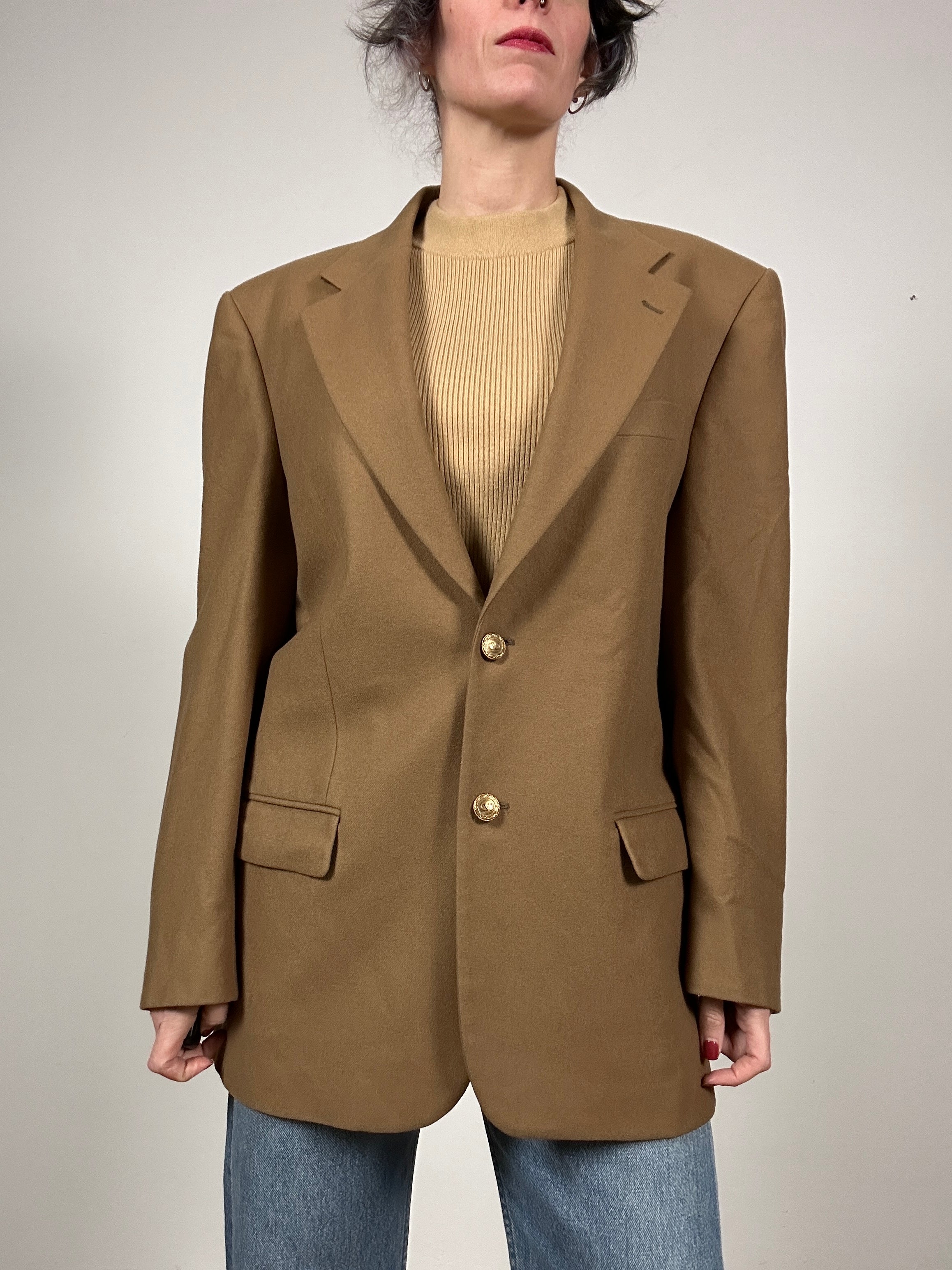 Valentino camel blazer