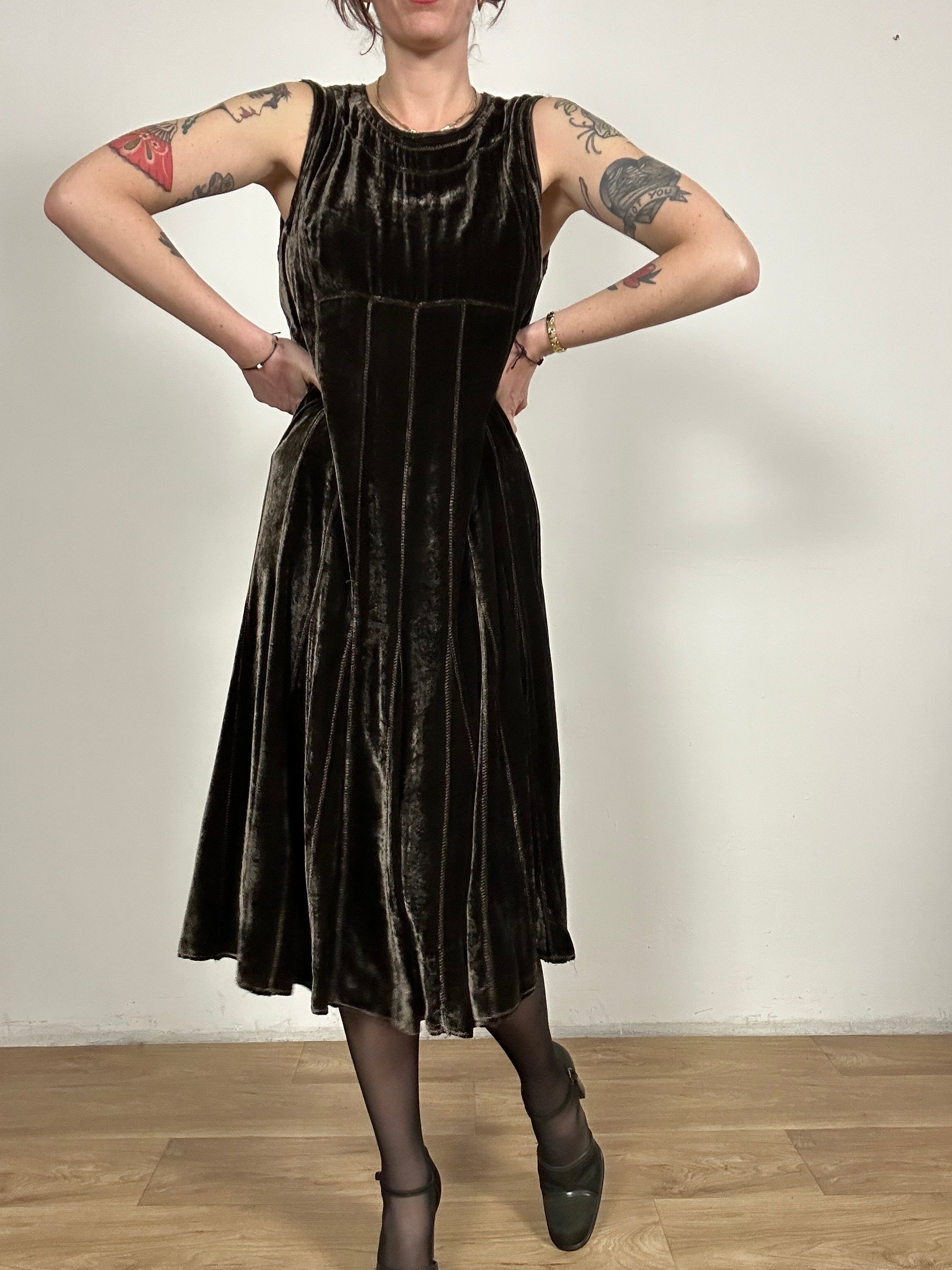 Velvet classy dress