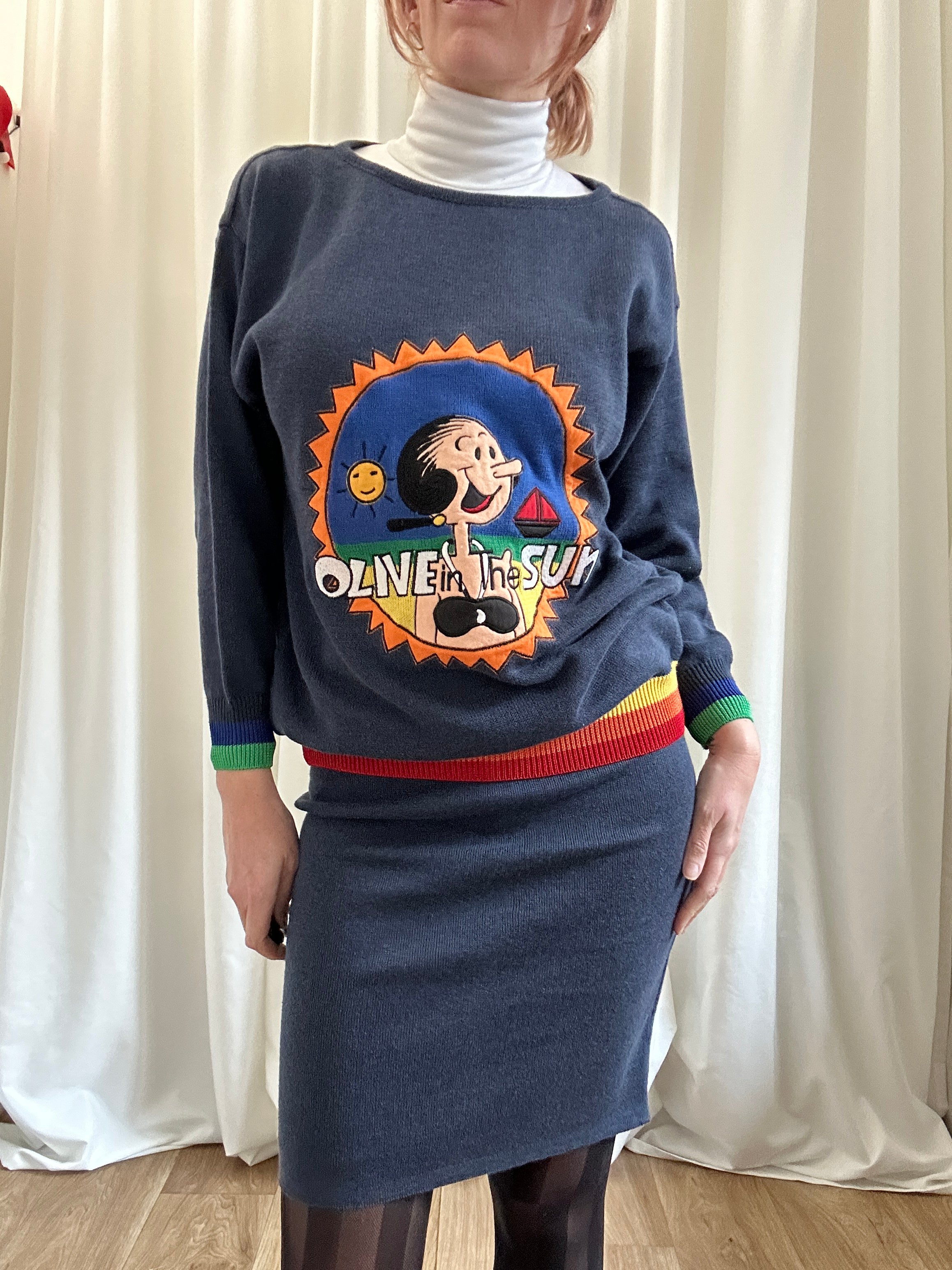 Olivia in the Sun sweater