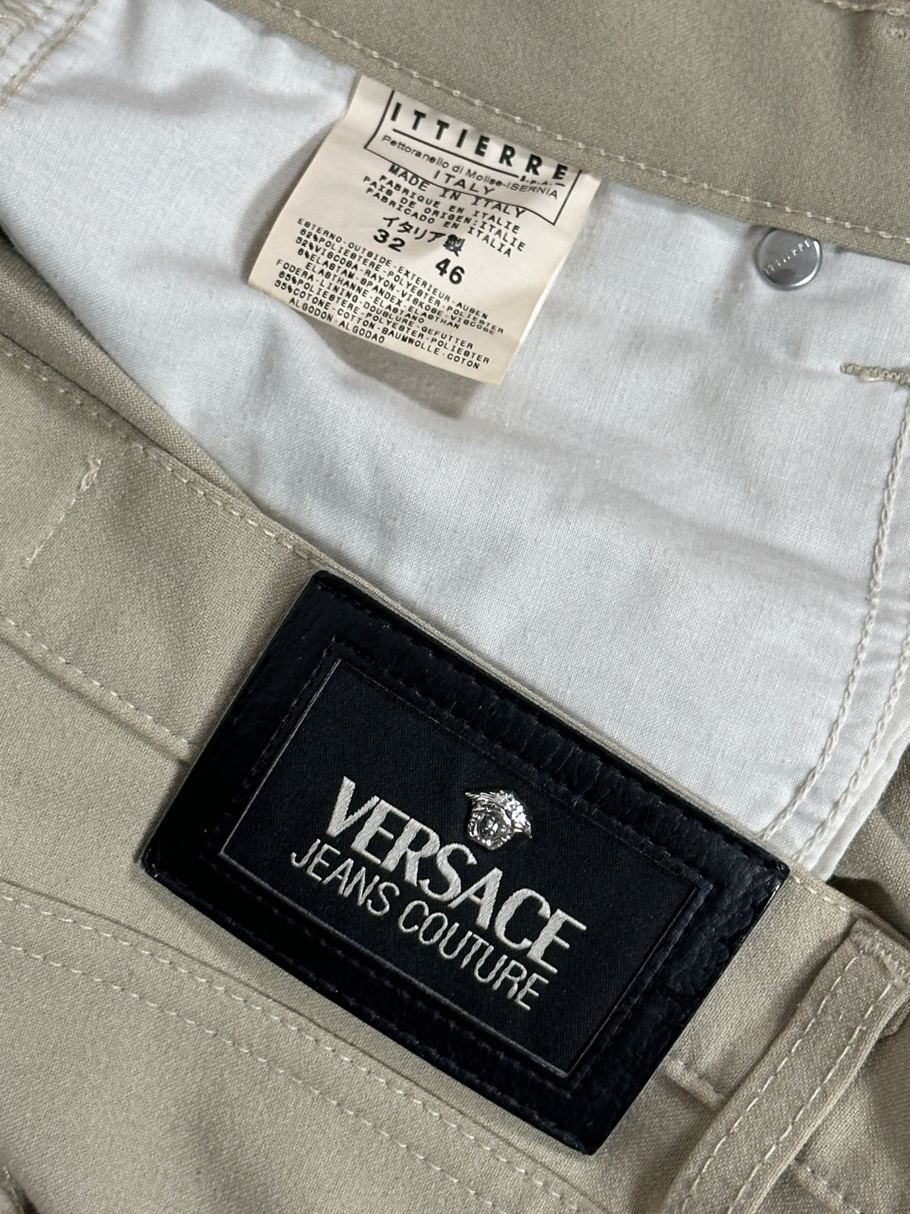 Versace beige pants