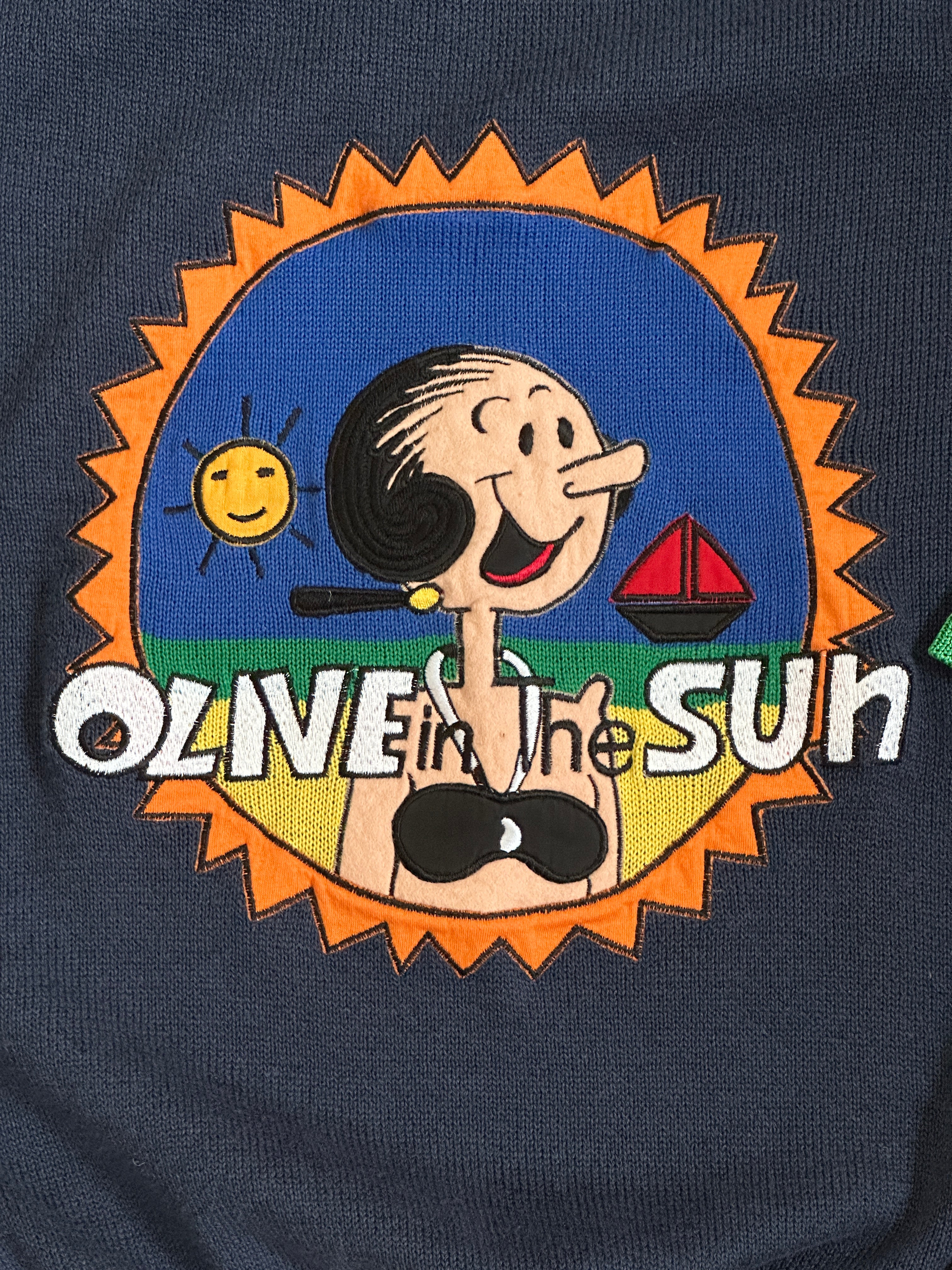 Olivia in the Sun sweater