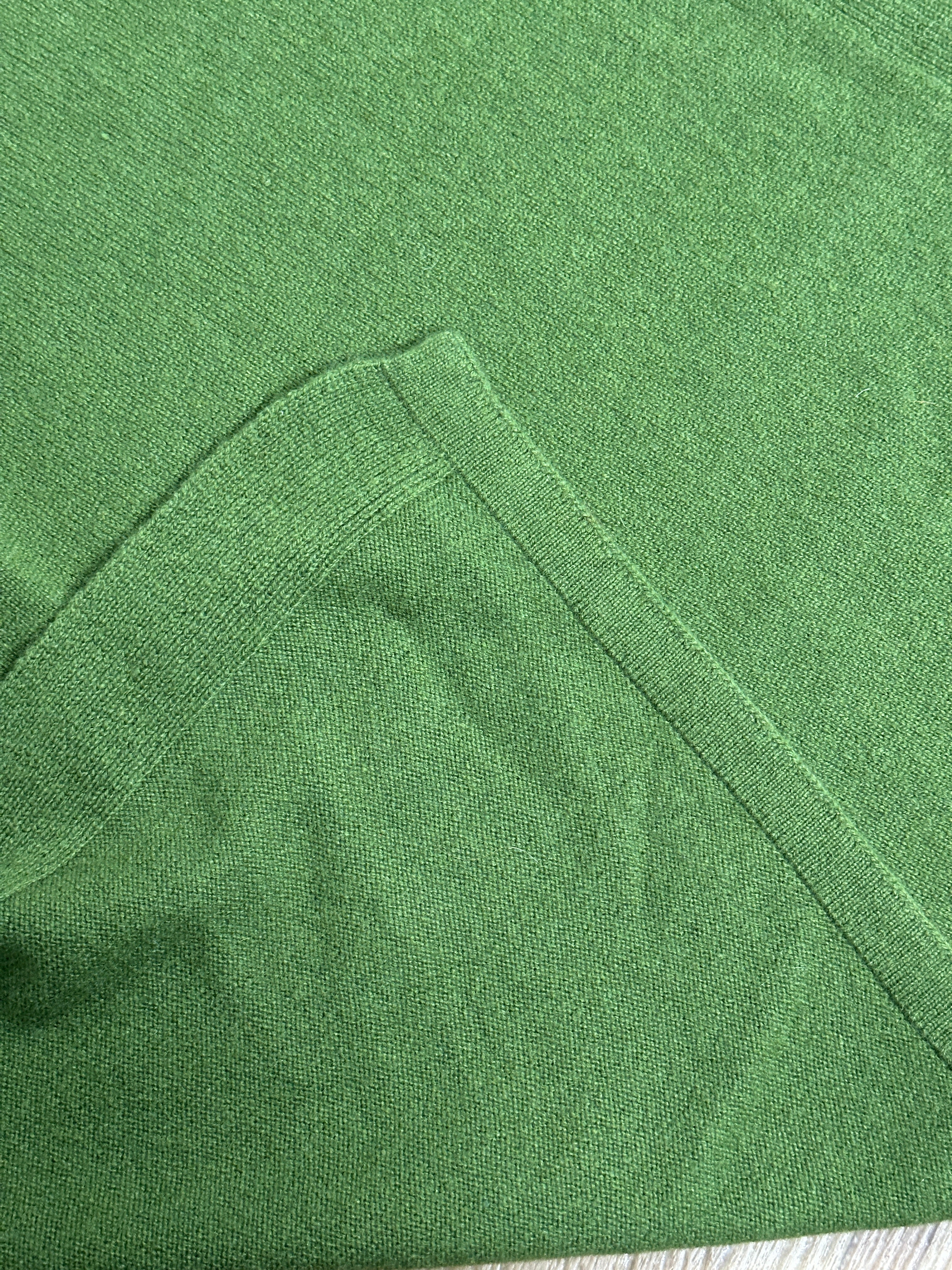 Green soft scarf