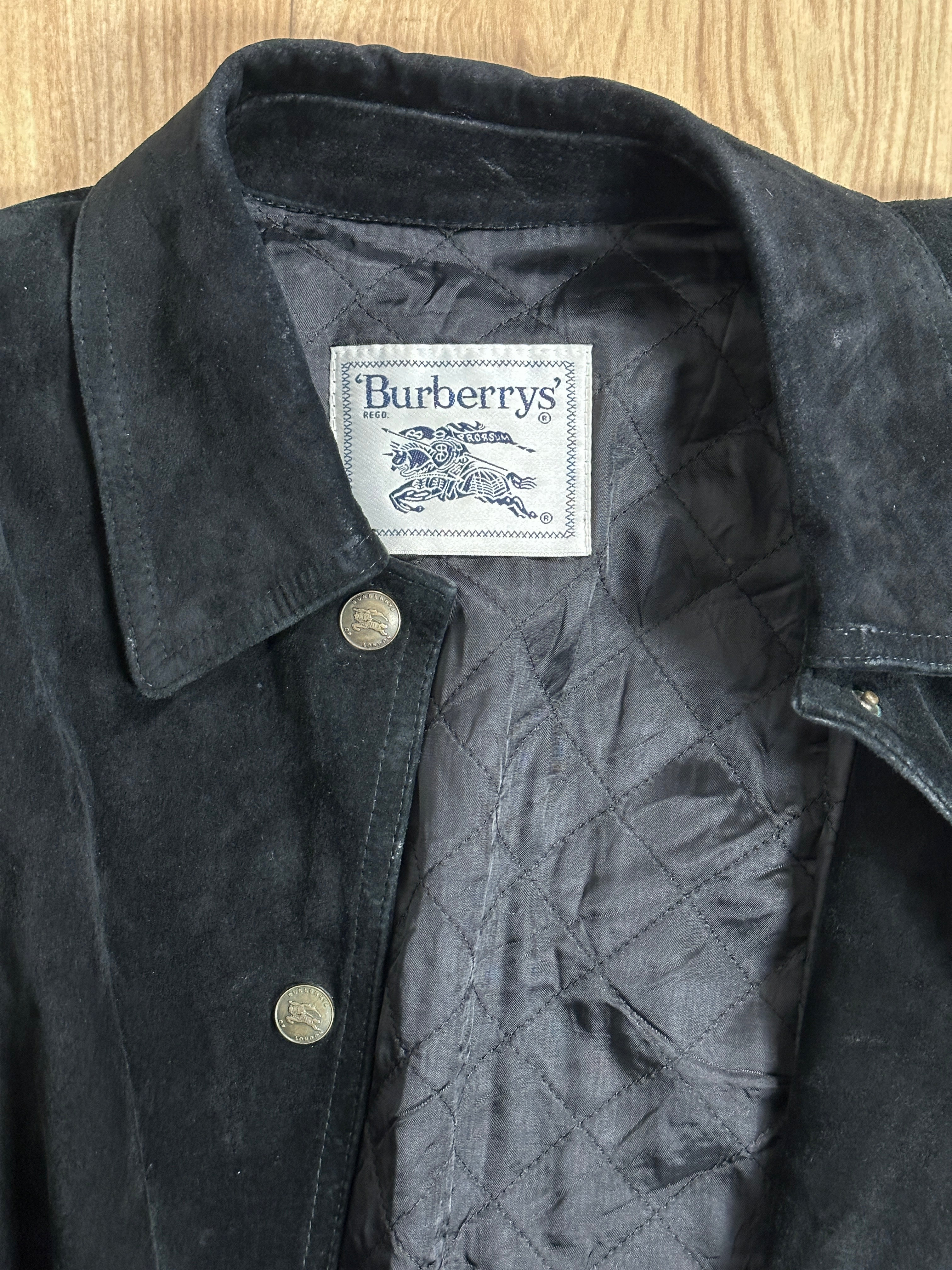 Burberrys suede jacket