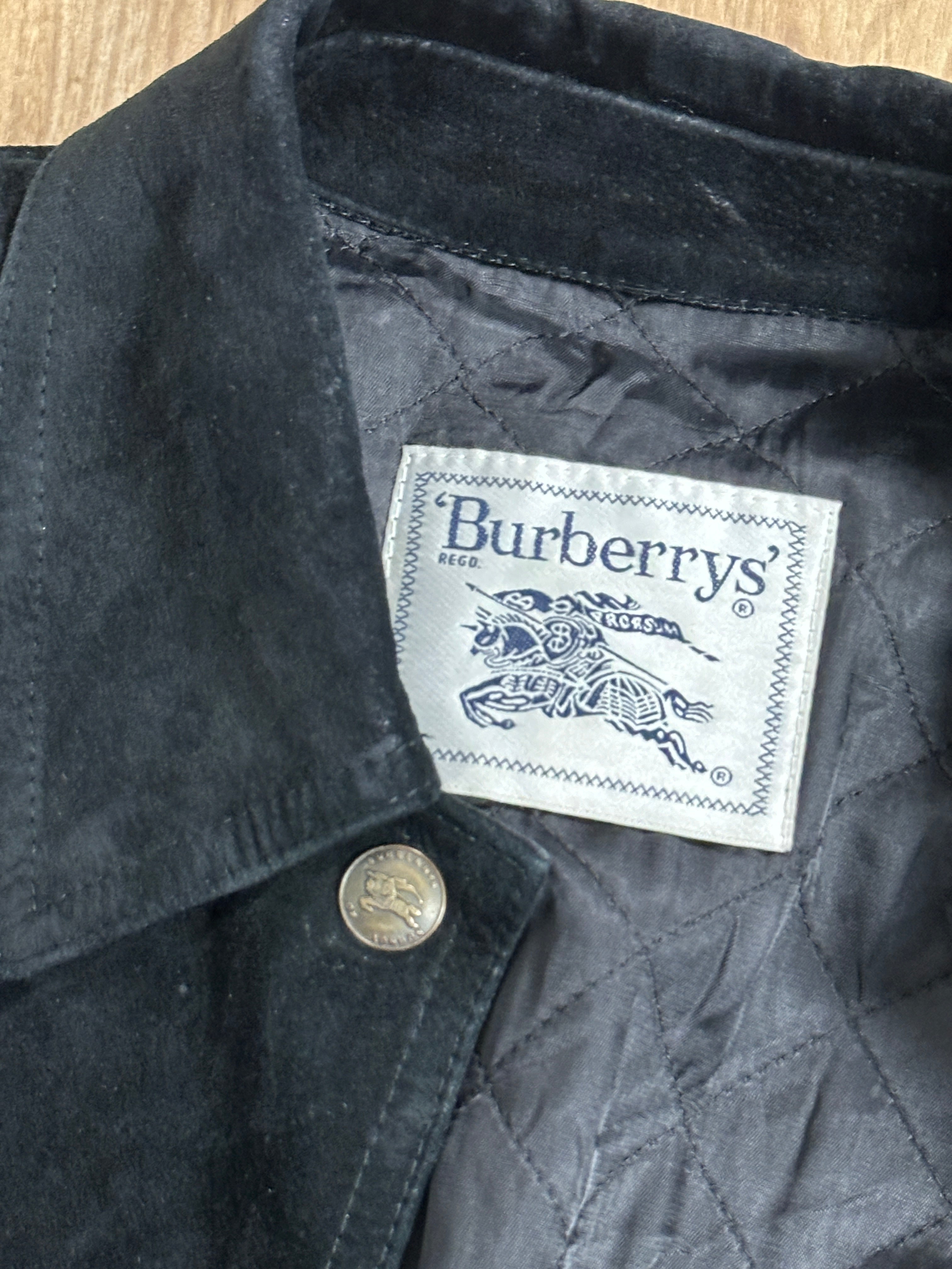 Burberrys suede jacket