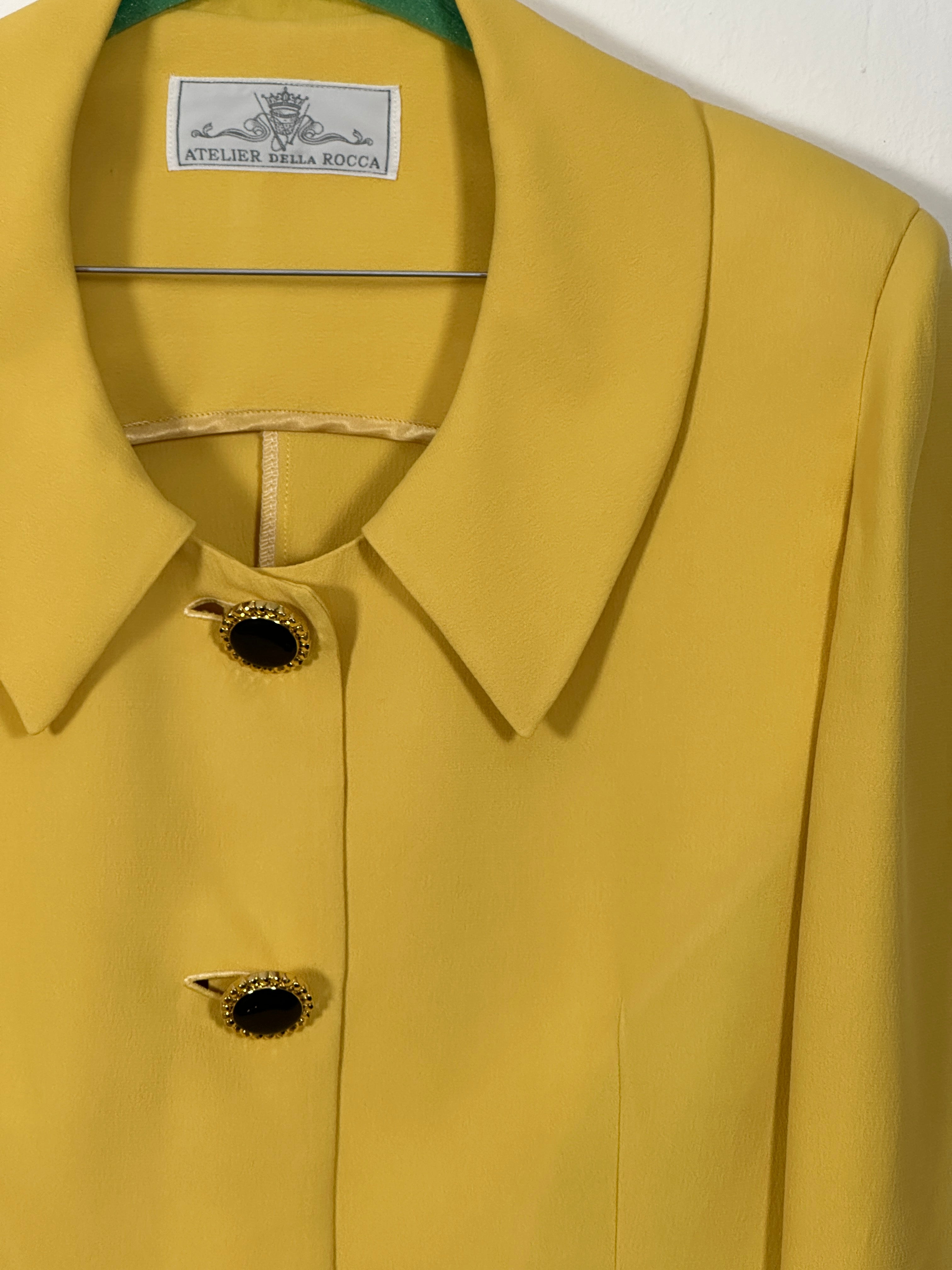 Yellow wow blazer