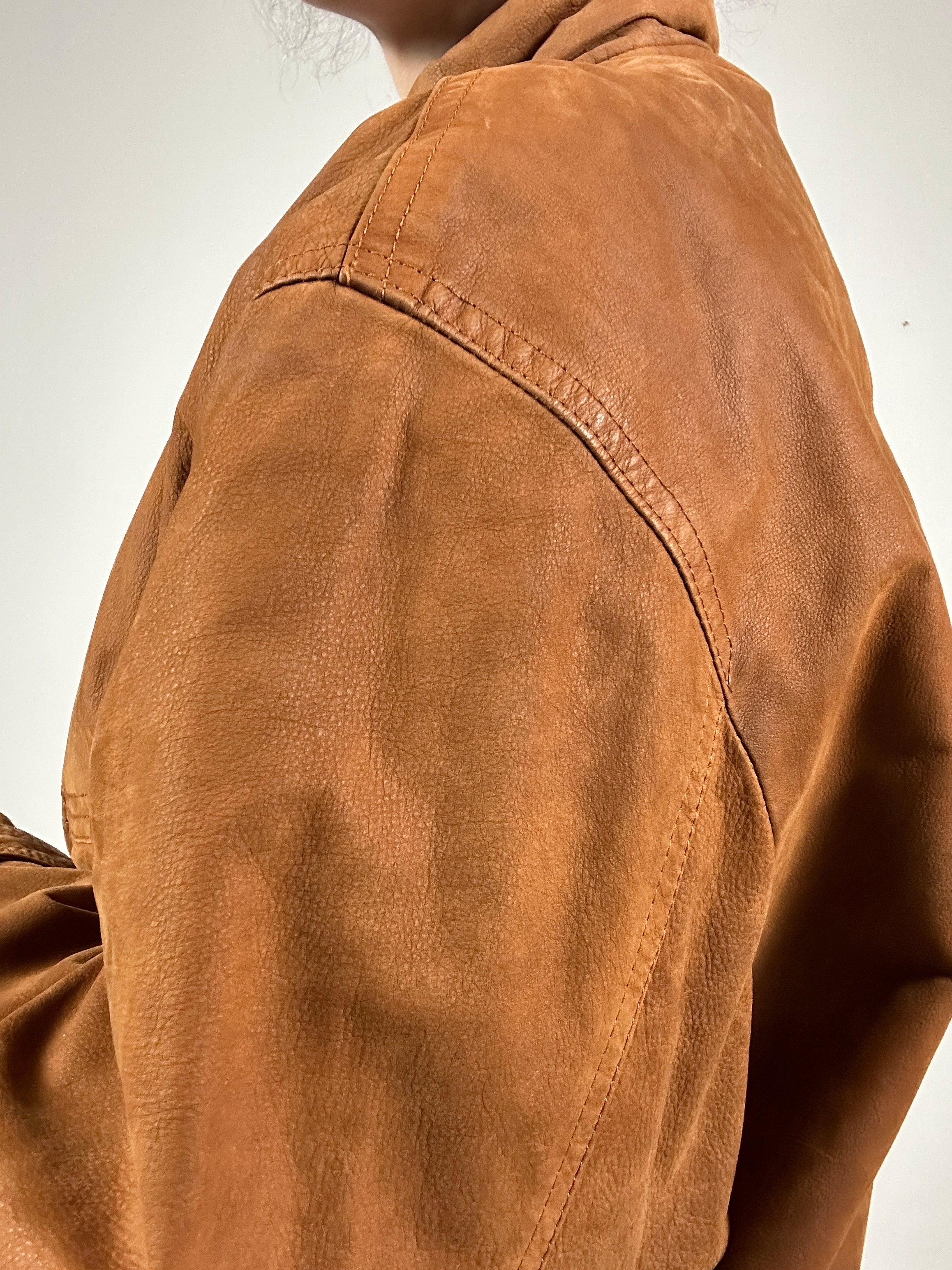 Burberrys’ leather jacket